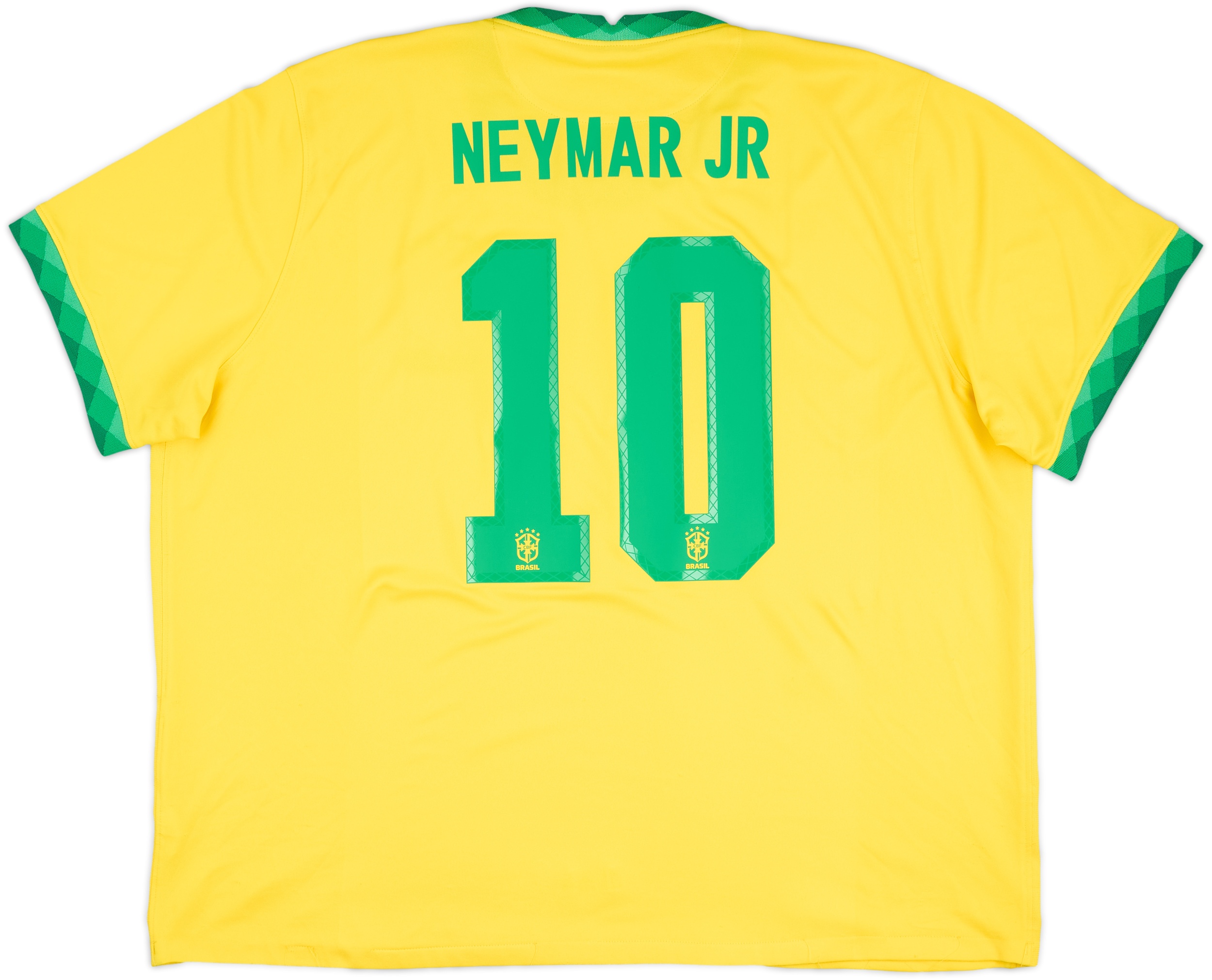 2020-21 Brazil Home Shirt Neymar Jr #10 - 5/10 - (XXL)