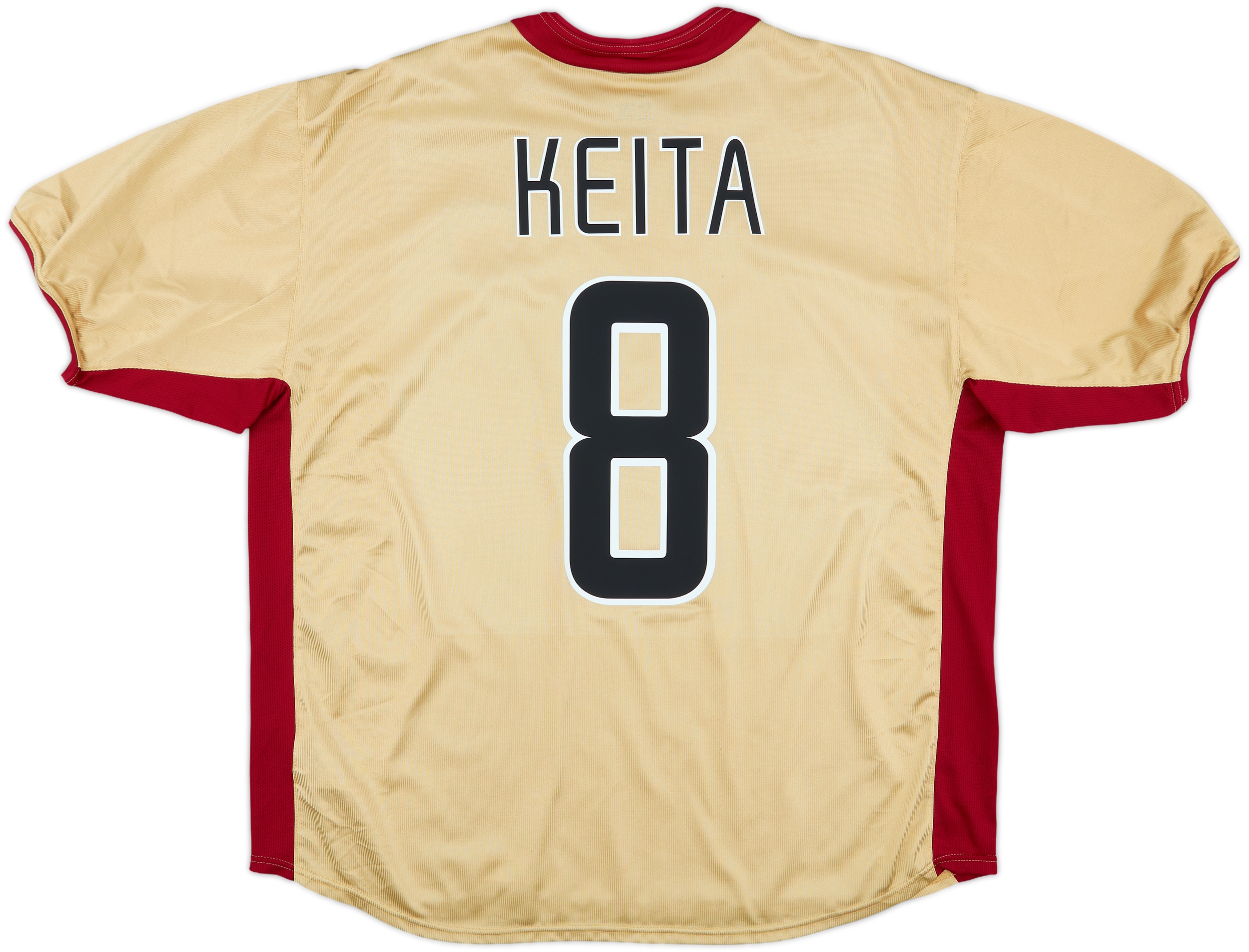 2002-03 Lens Home Shirt Keita #8 - 9/10 - (XL), image size:2500x1907