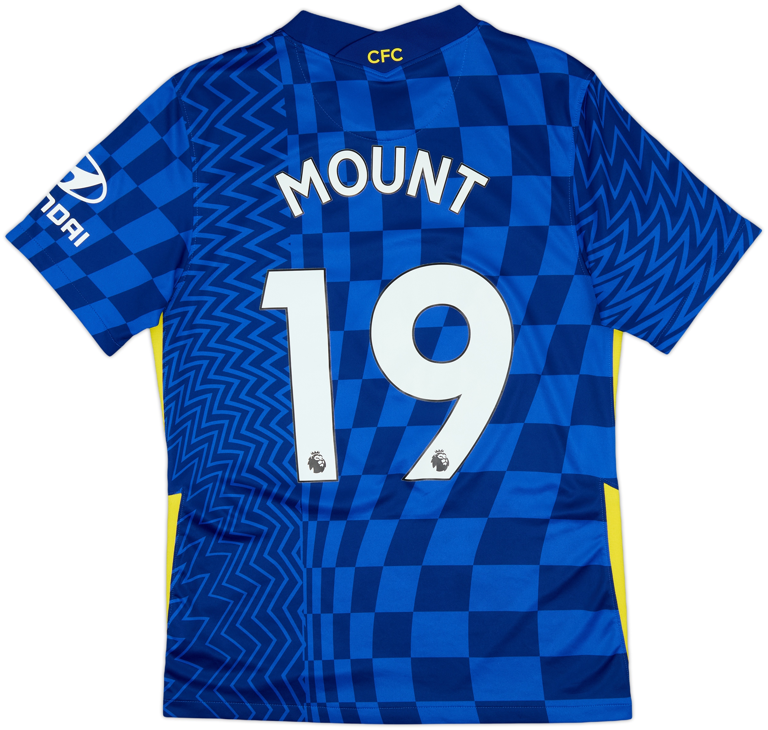 Chelsea 2022-23 Mount Tシャツ 2021-22 Chelsea Home Shirt Mount #19 - 9/10 - (M)