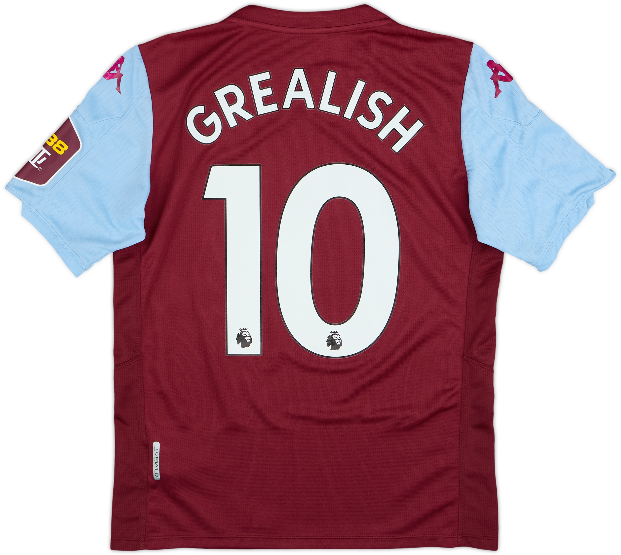 2019-20 Aston Villa Home Shirt Grealish #10 - 8/10 - (M)