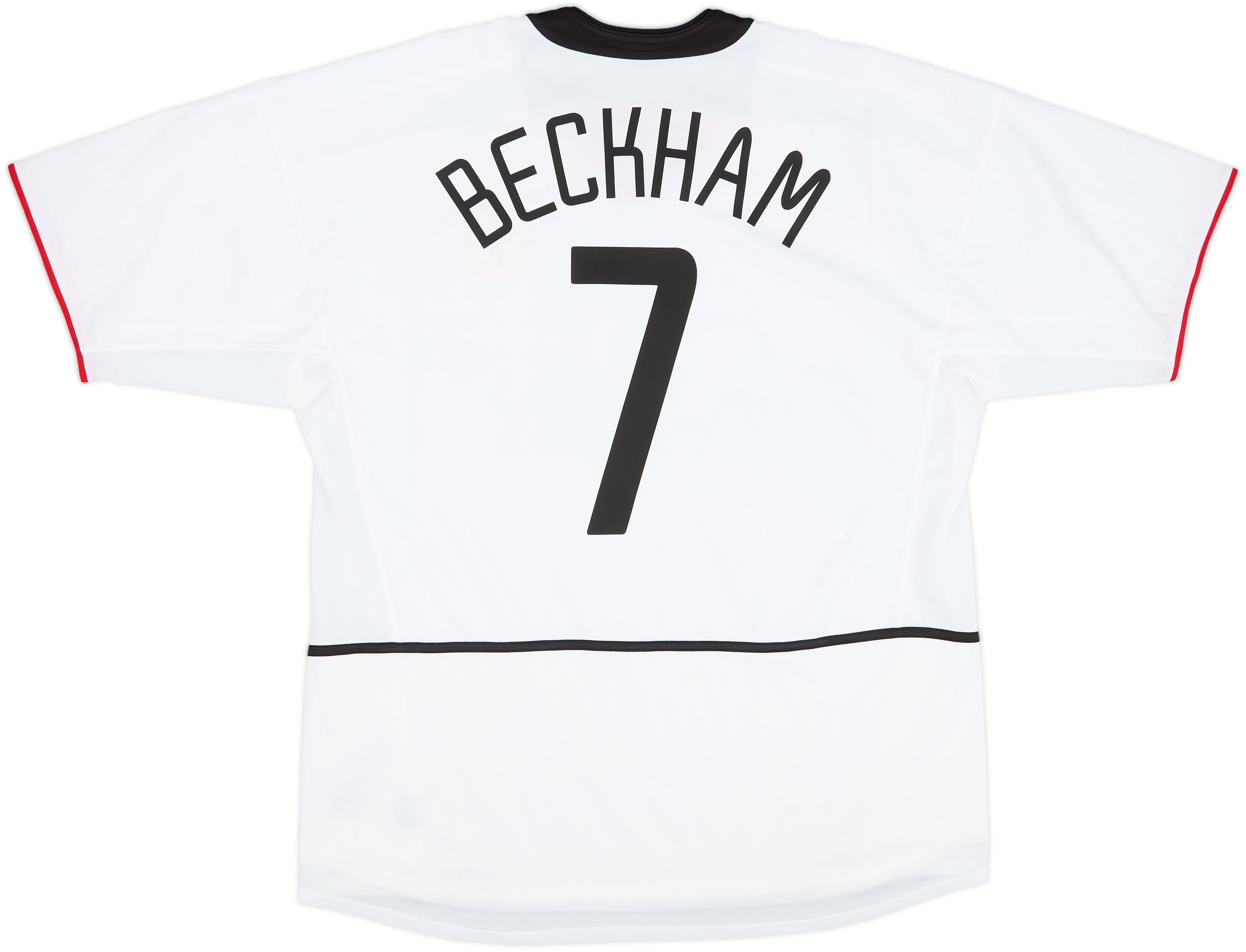2002-03 Manchester United Away Shirt Beckham #7 - 8/10 - (XL)