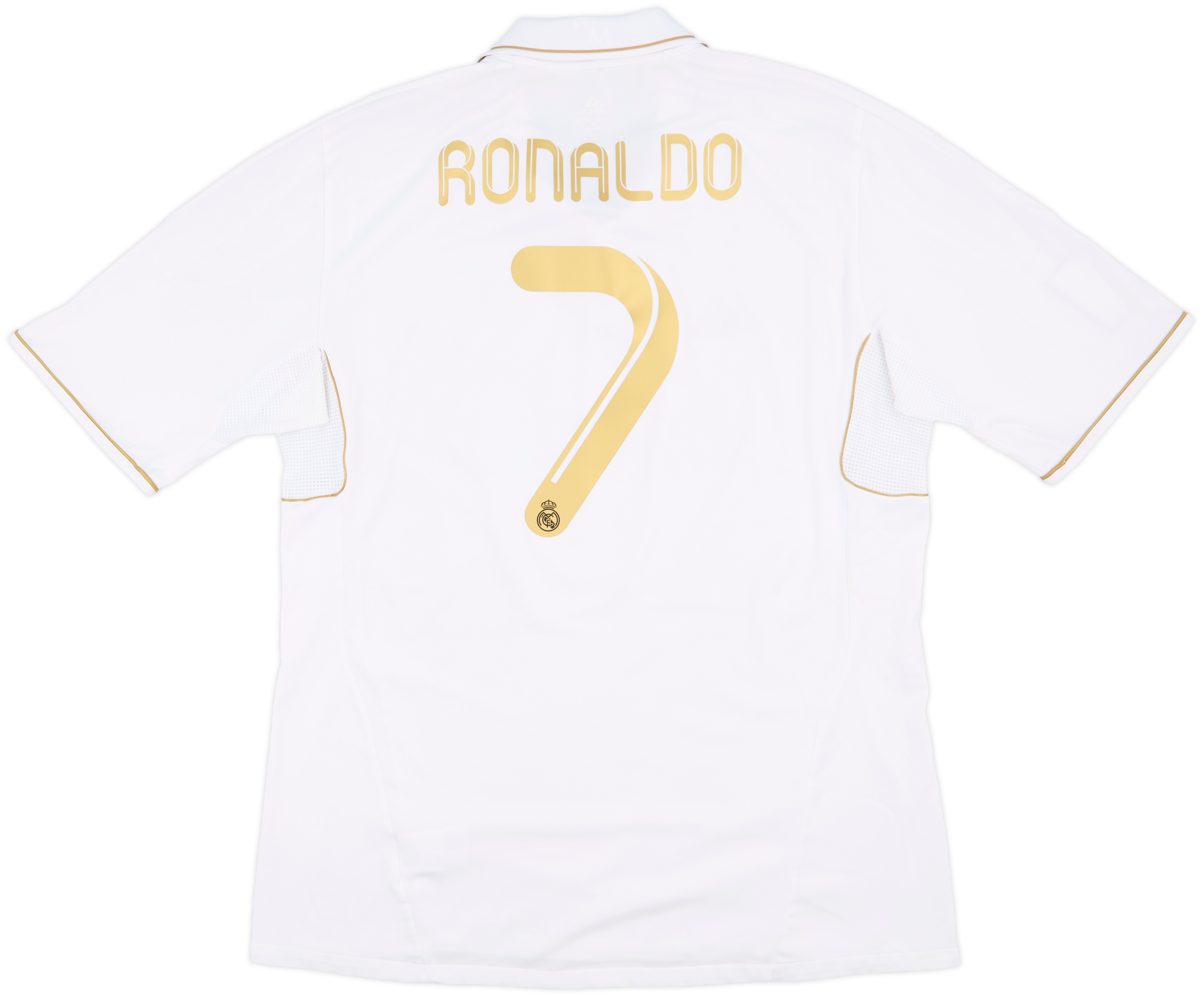 Real Madrid Ronaldo 7 シャツ L 2011-12 Real Madrid Home L/S Shirt Ronaldo #7 - 7/10 - (XL)