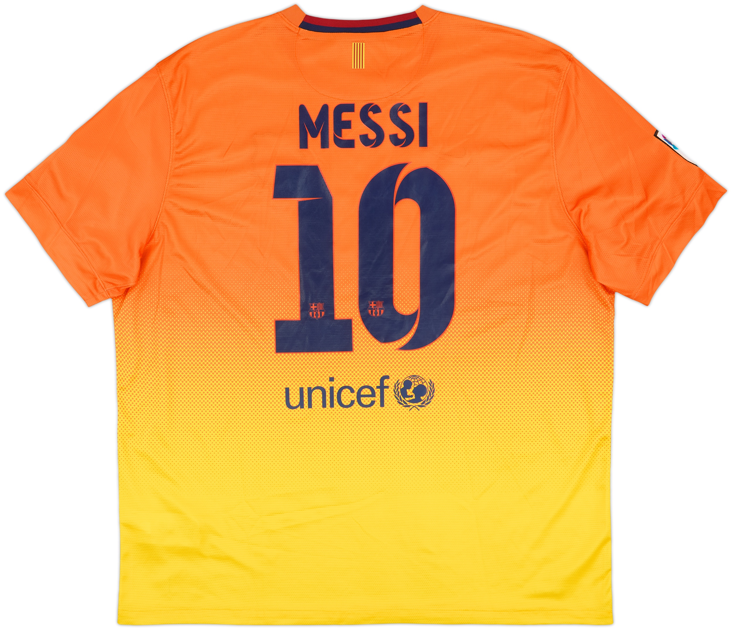 2012-13 Barcelona Away Shirt Messi #10 - 8/10 - (XXL)