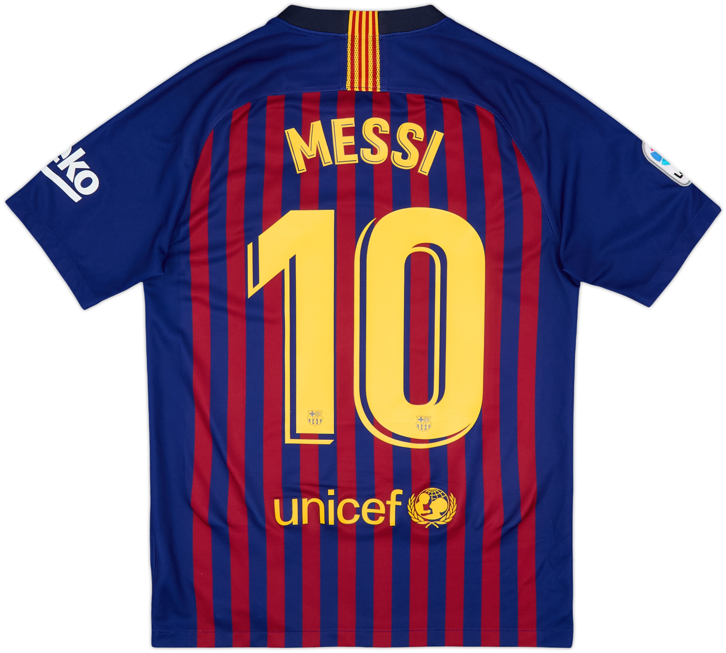 2018-19 Barcelona Home Shirt Messi #10 - 8/10 - (S)
