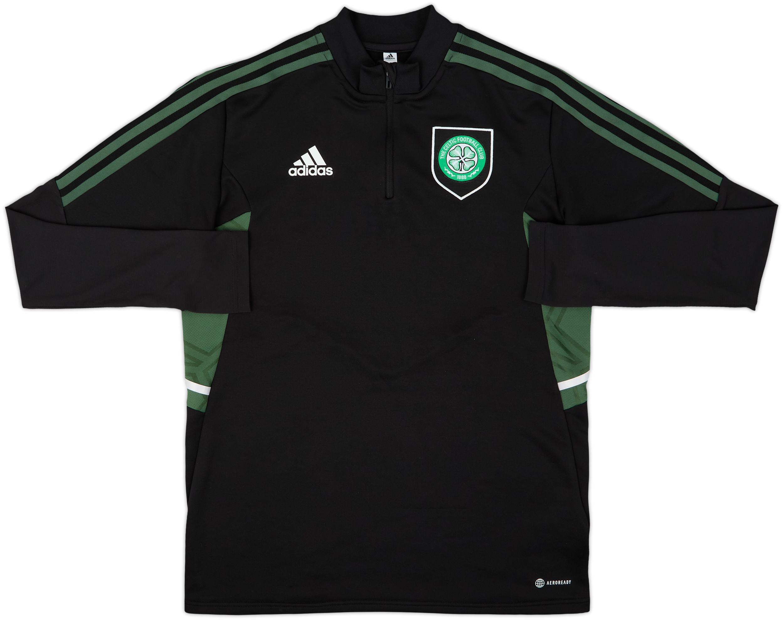2022-23 Celtic adidas 1/4 Zip Drill Top 9/10 (M)