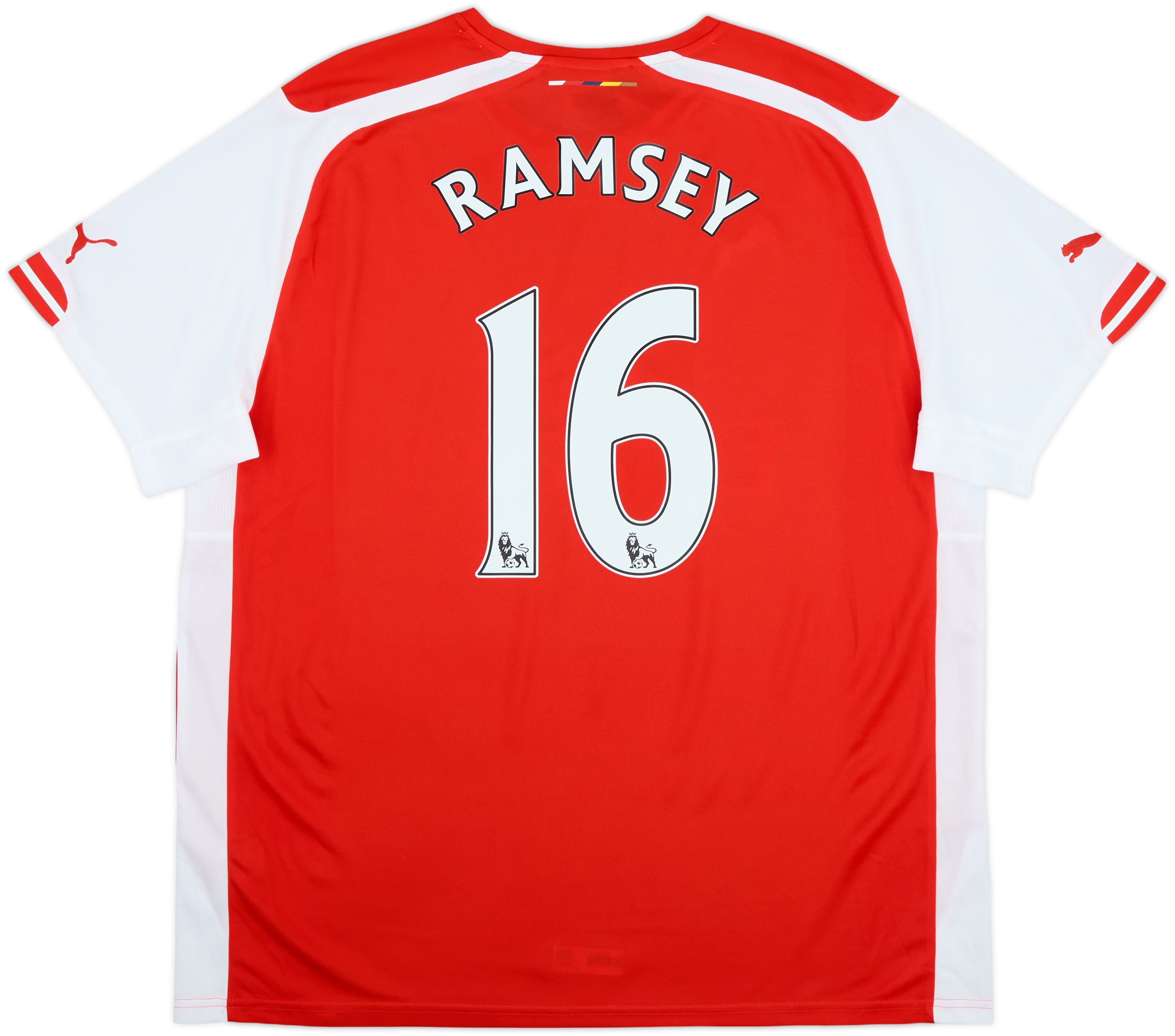 アーセナル 14/15 オーセンティック ユニフォーム 16 Ramsey 2014-15 Arsenal Home Shirt Ramsey #16 (XXL)