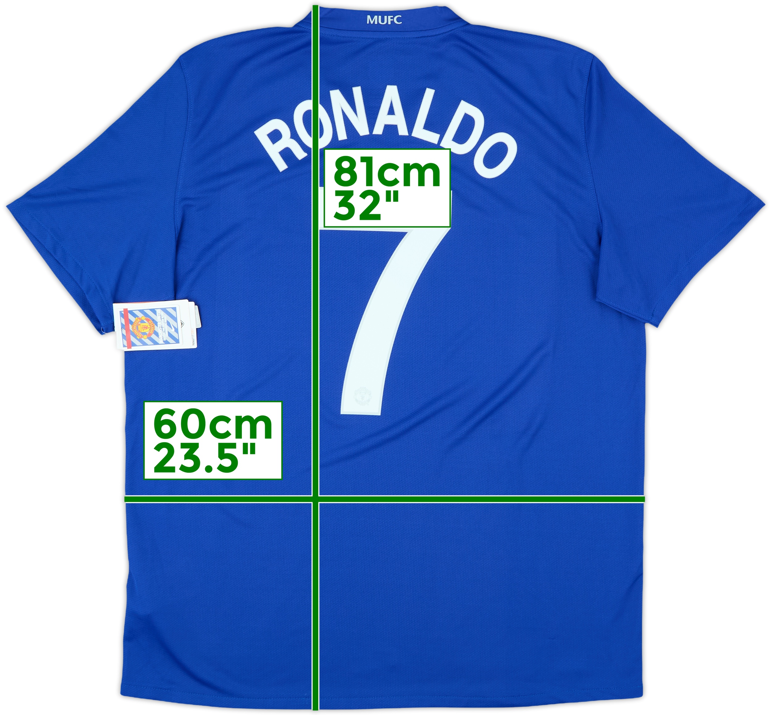 2008-09 Manchester United Third Shirt Ronaldo #7 (XL)