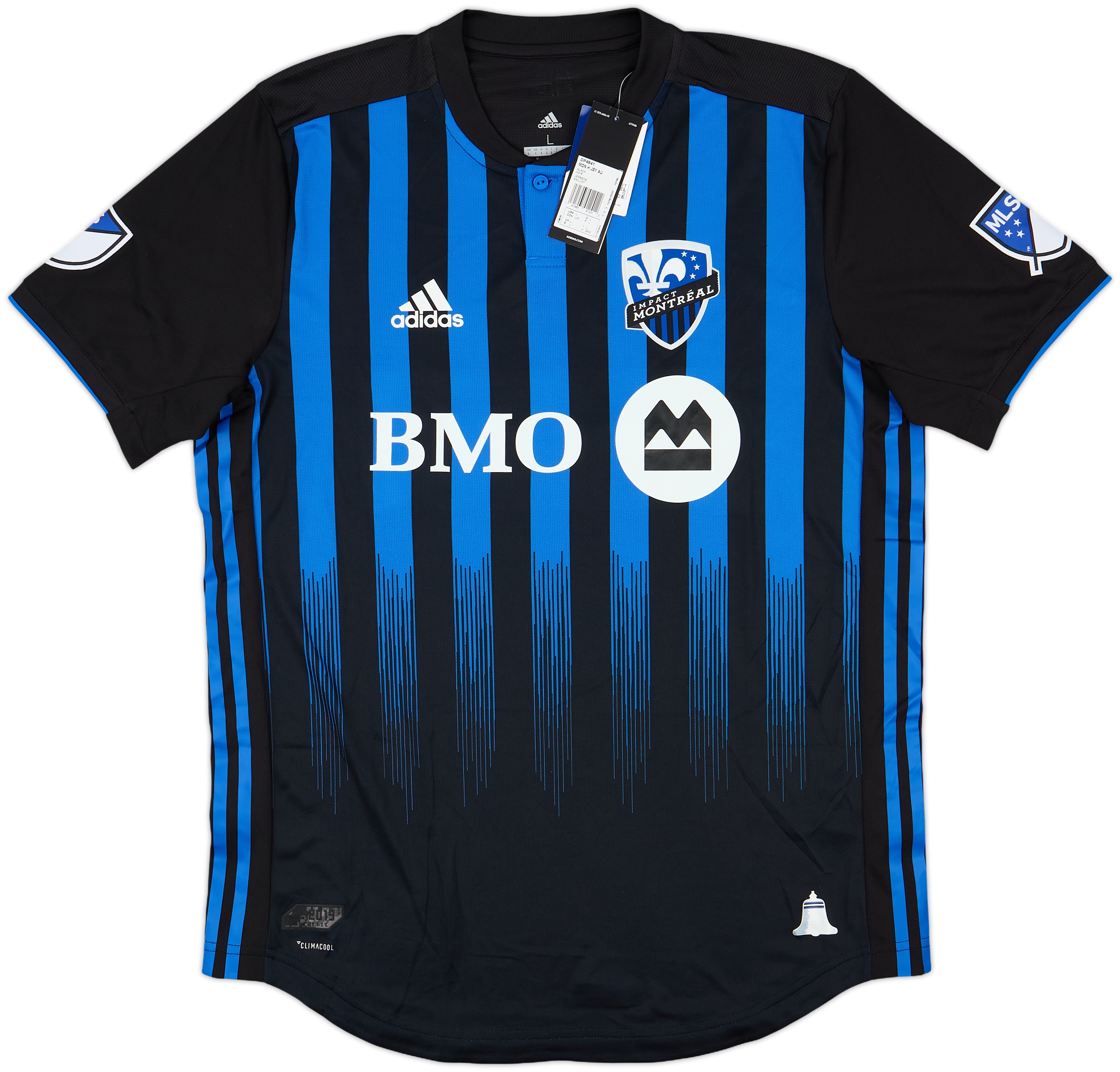 Maillot Montreal Impact Domicile 2019/20 – Adidas – Taille L – Bleu – Neuf