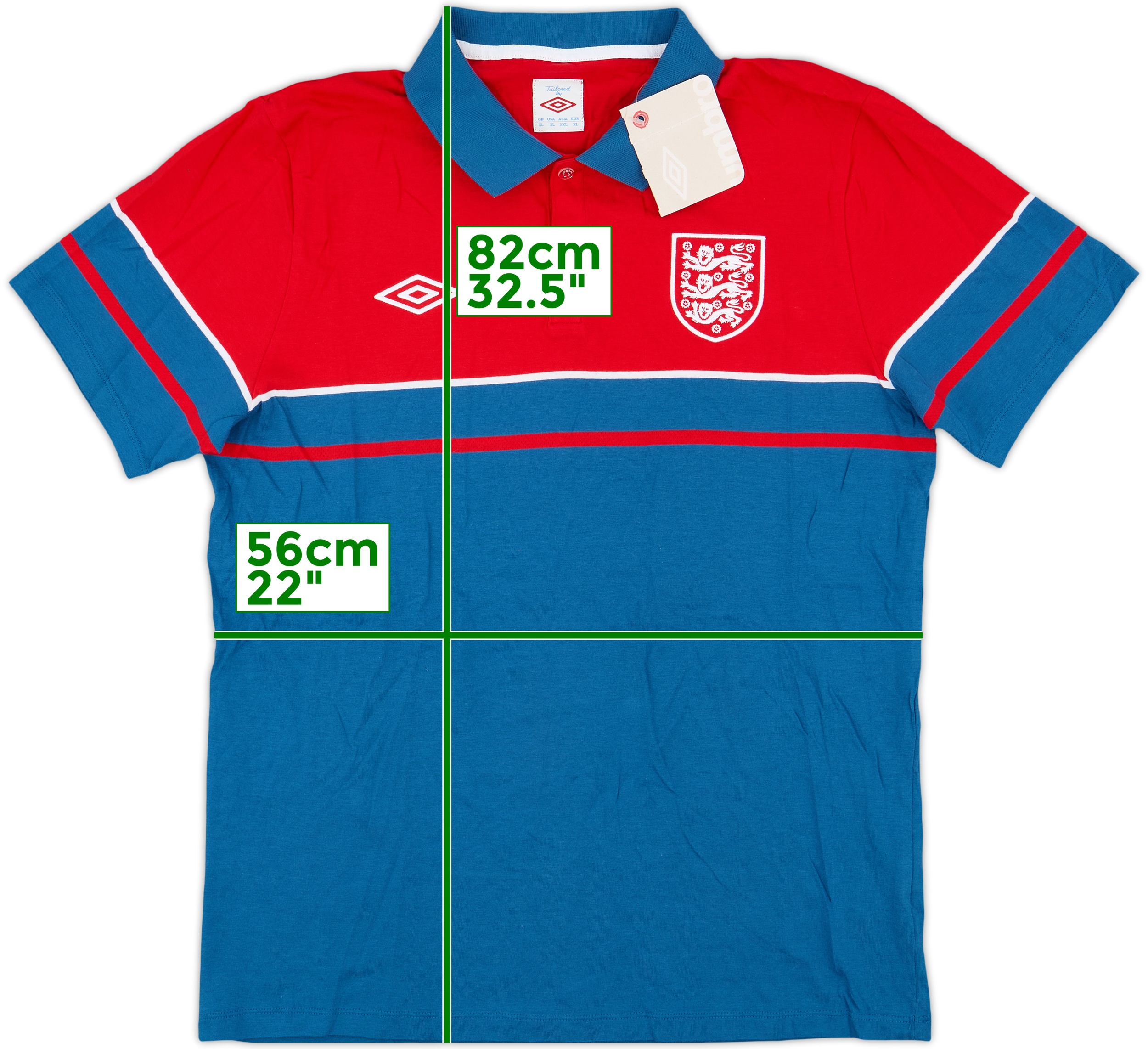 2000s England Umbro Polo Shirt - 4/10 - (L)