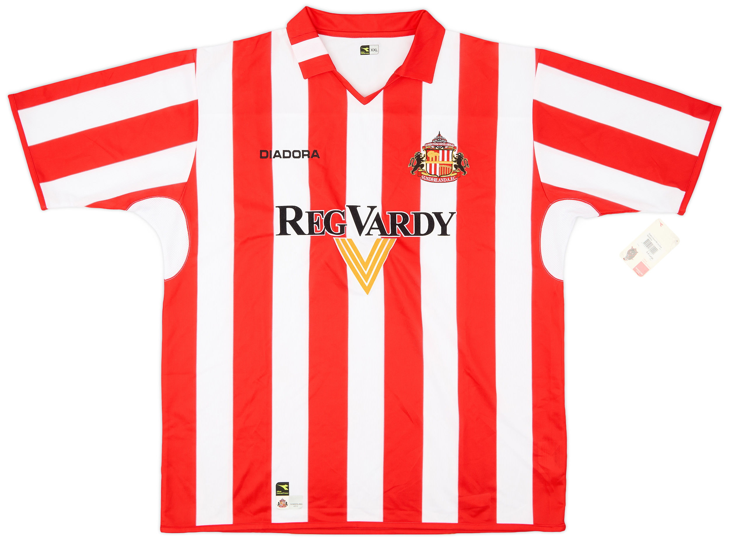 Short Extérieur Sunderland AFC 2004/2005 – Diadora – Homme Taille XL – Blanc