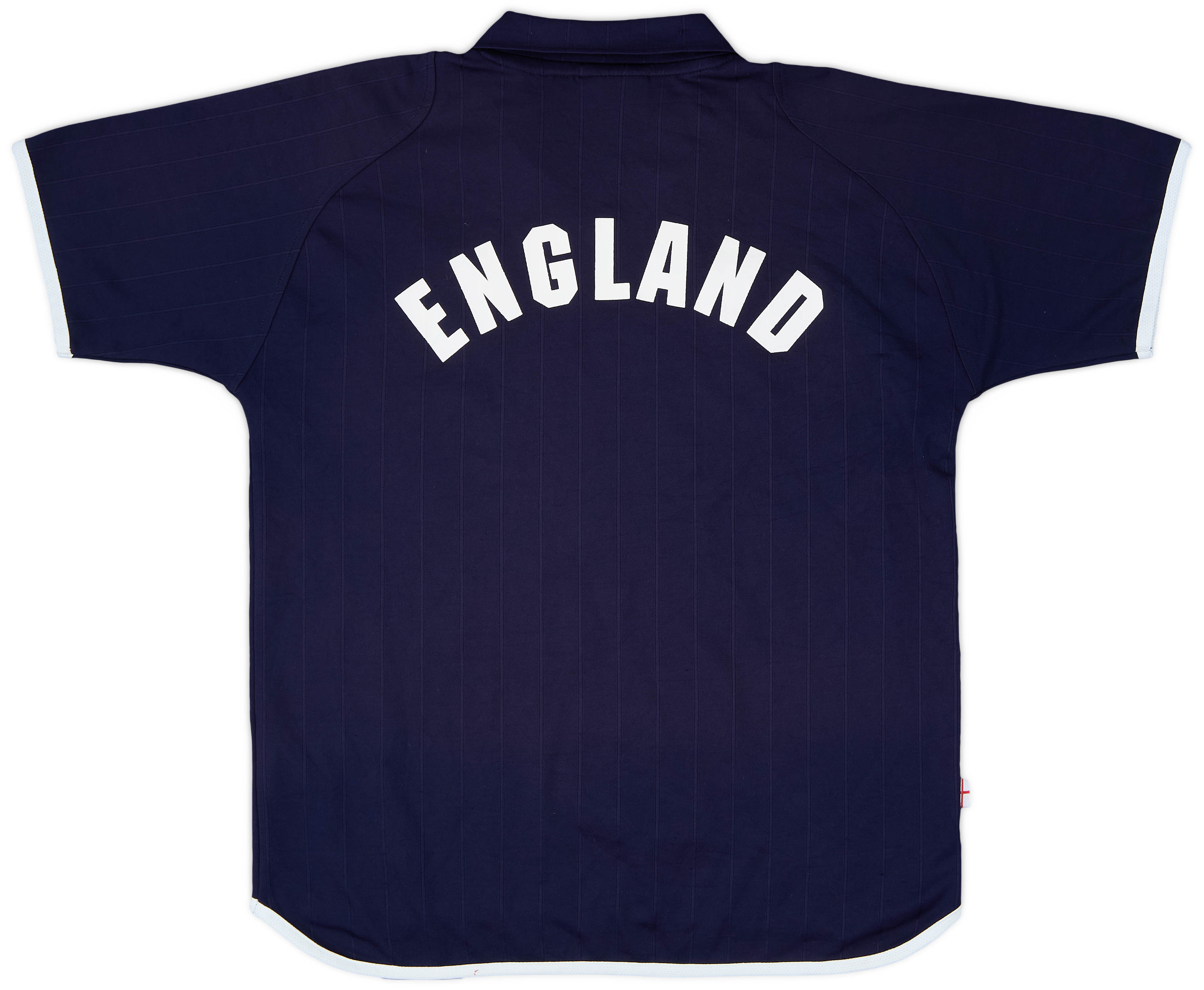 2001-02 England Umbro Polo Shirt - 9/10 - (L)