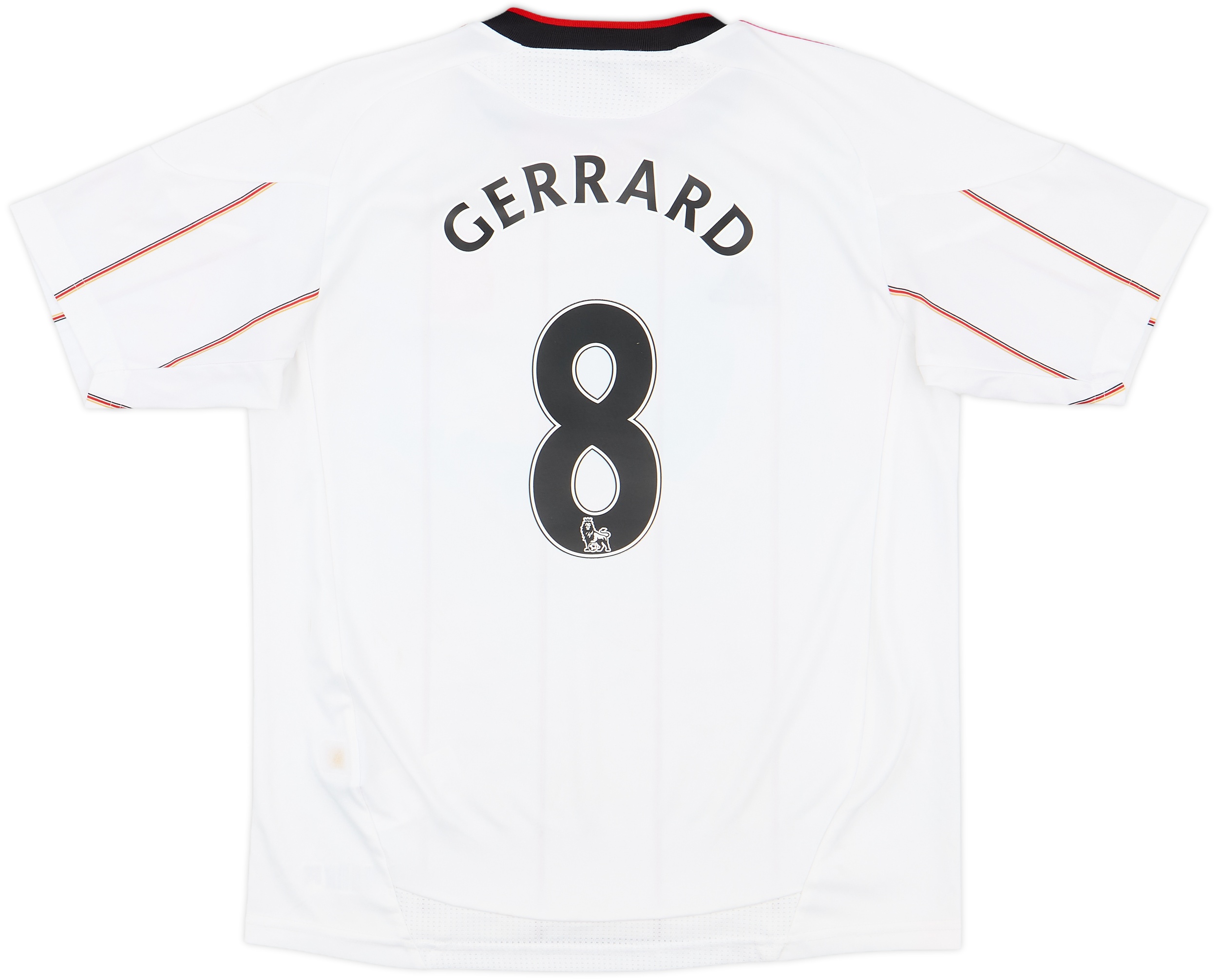 2010-11 Liverpool Away Shirt Gerrard #8 - 7/10 - (M.Boys)