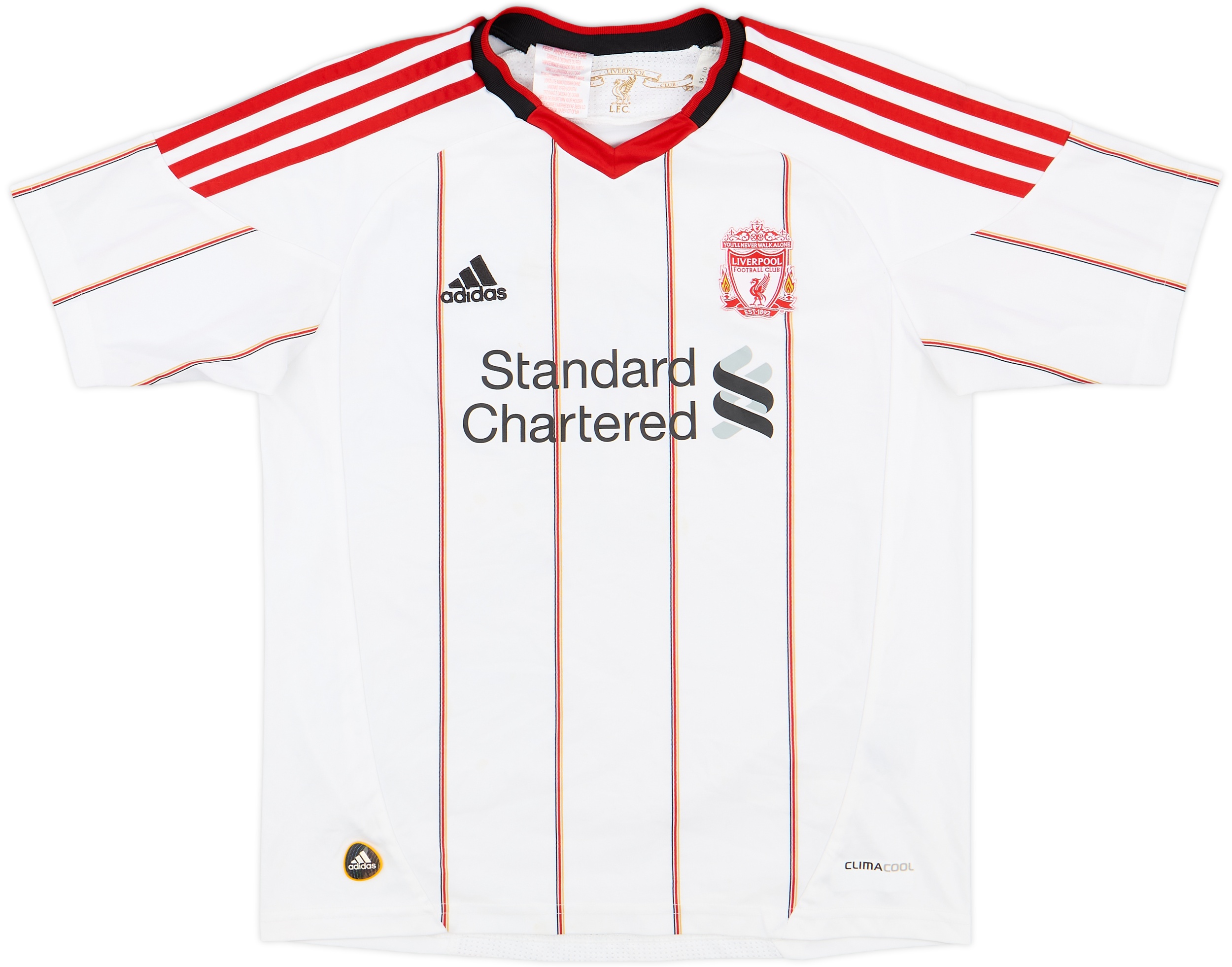 2010-11 Liverpool Away Shirt Gerrard #8 - 7/10 - (M.Boys)