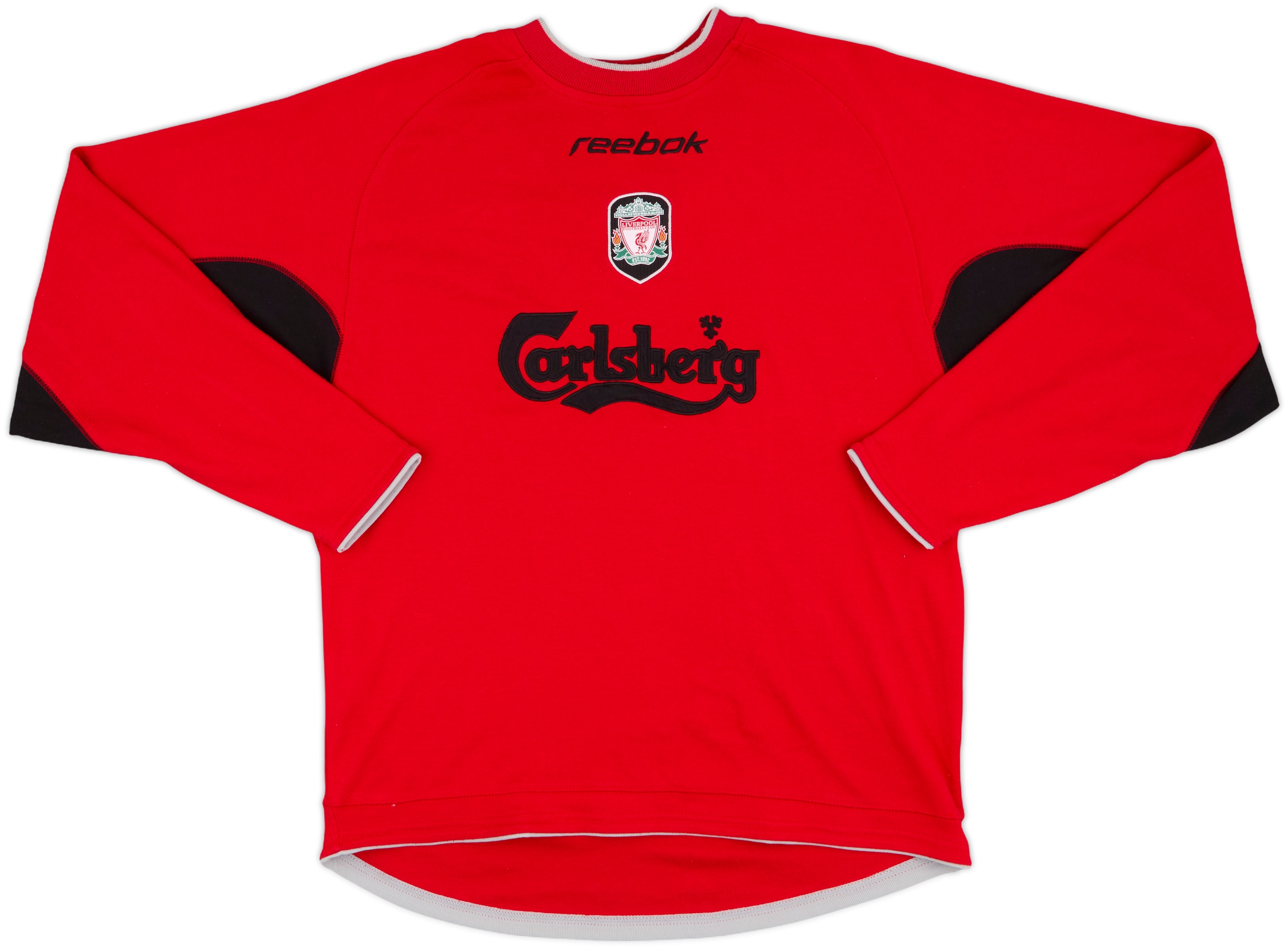 2002-03 Liverpool Reebok Sweat Top - 9/10 - (S)