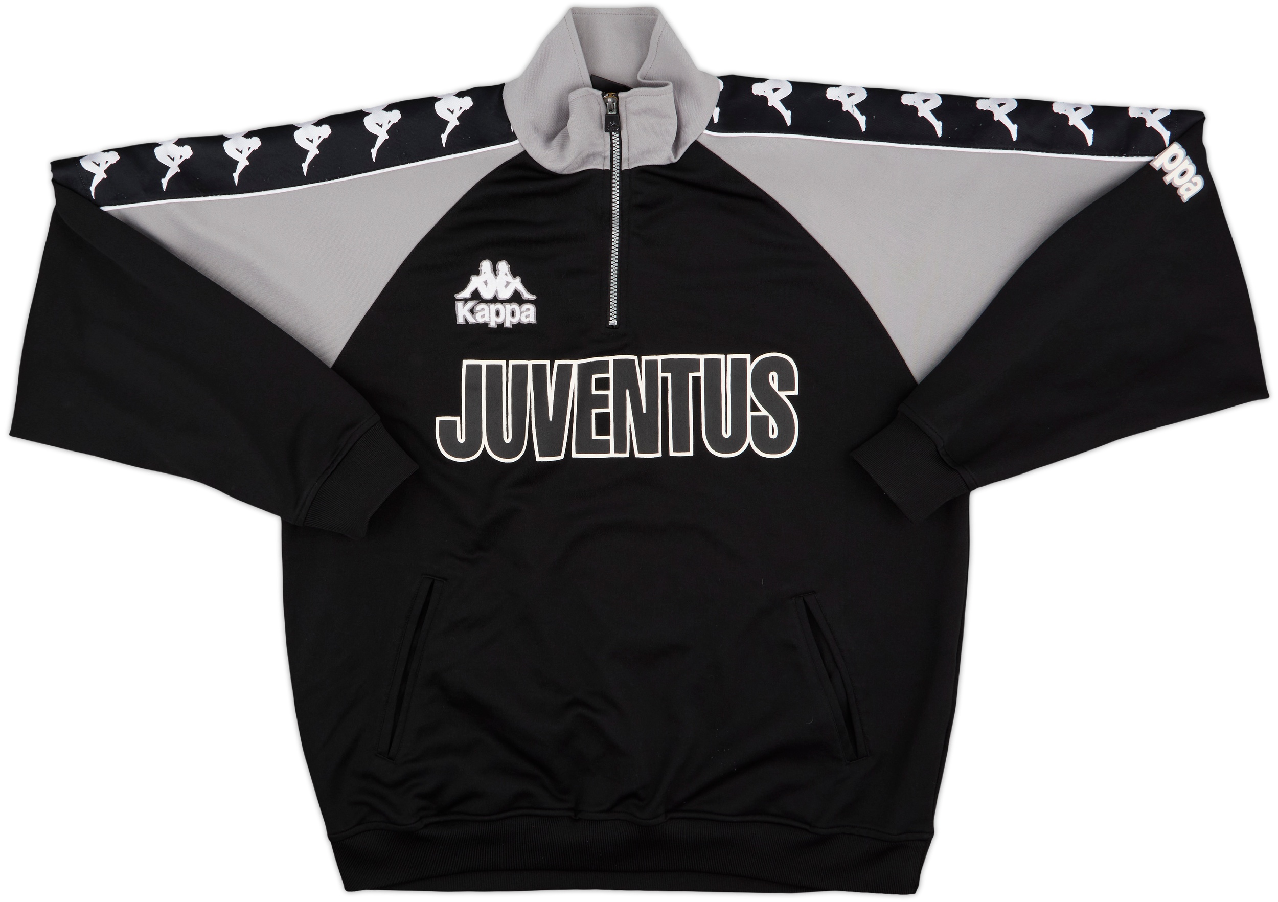 1995-97 Juventus Kappa 1/4 Zip Drill Top - 10/10 - (XL)