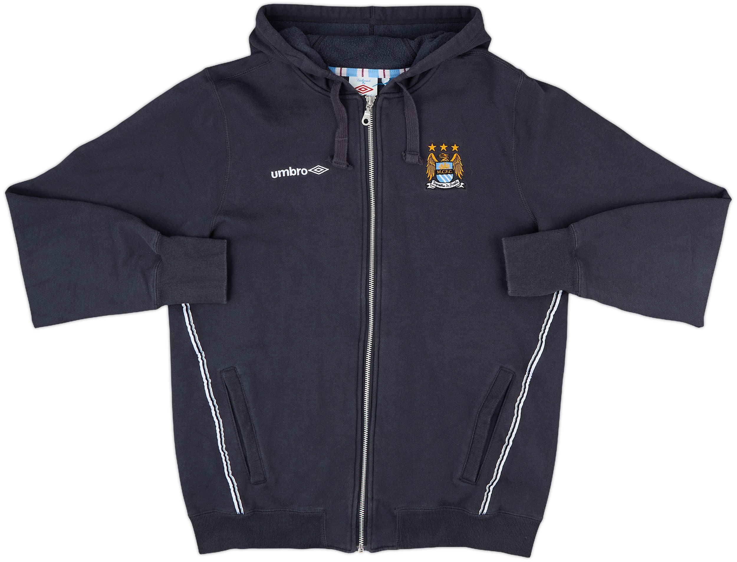 ウェア Umbro Manchester City 2010-11 Manchester City Umbro Hooded Track Jacket - 9/10 - (L)