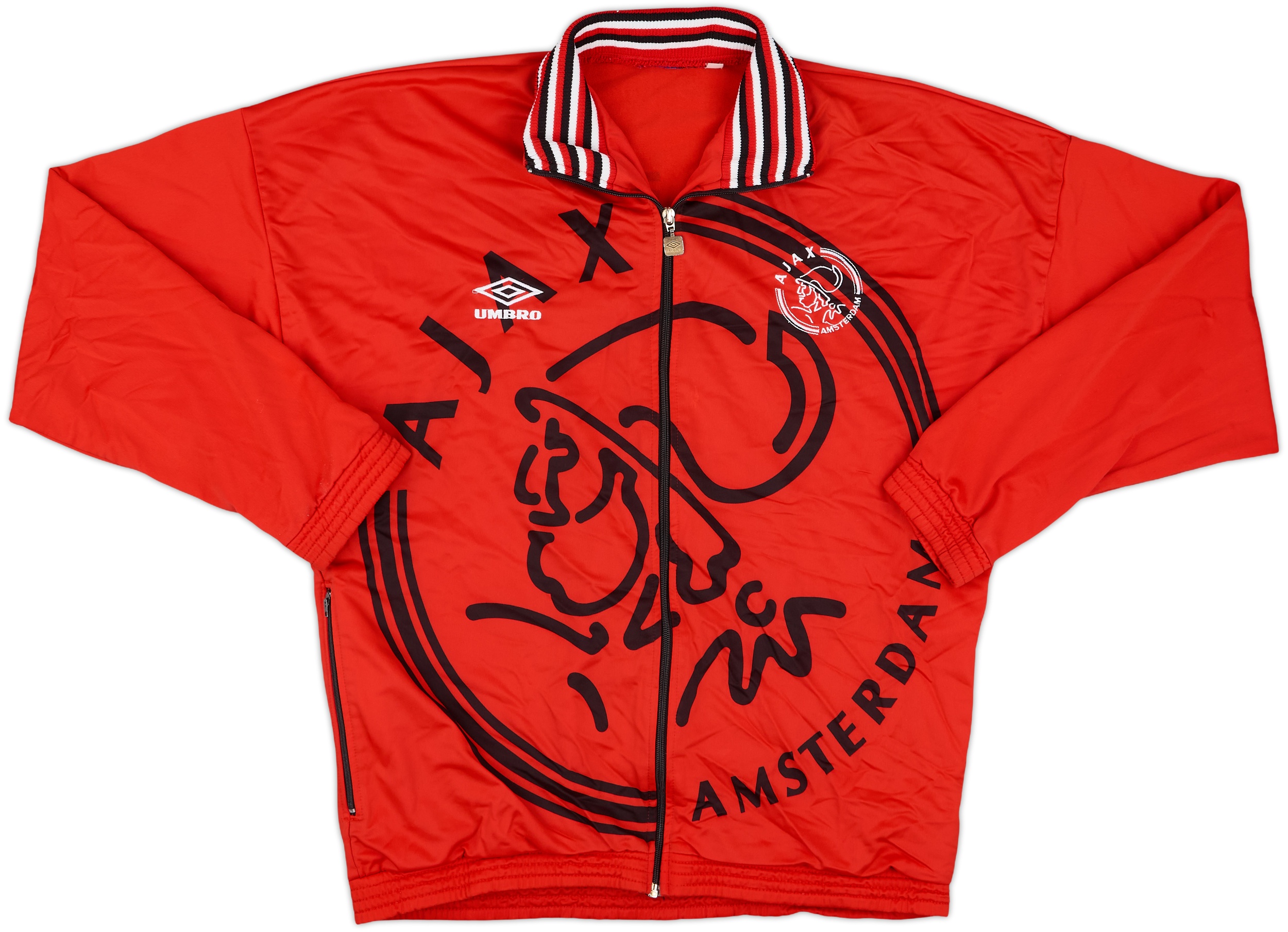 1995-96 Ajax adidas Track Jacket - 8/10 - (L)
