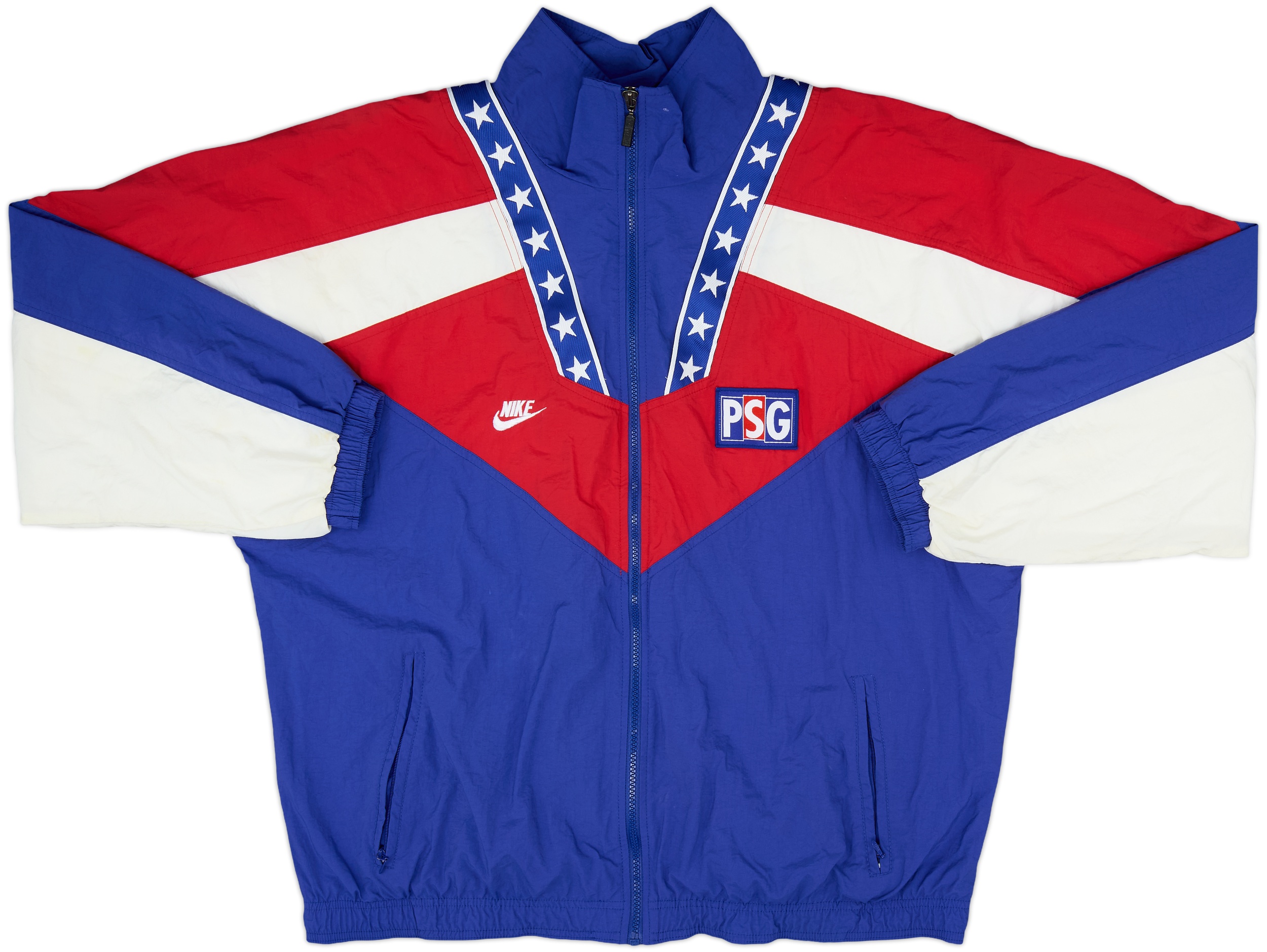 1995-96 Paris Saint-Germain Nike Track Jacket - 8/10 - (XL)