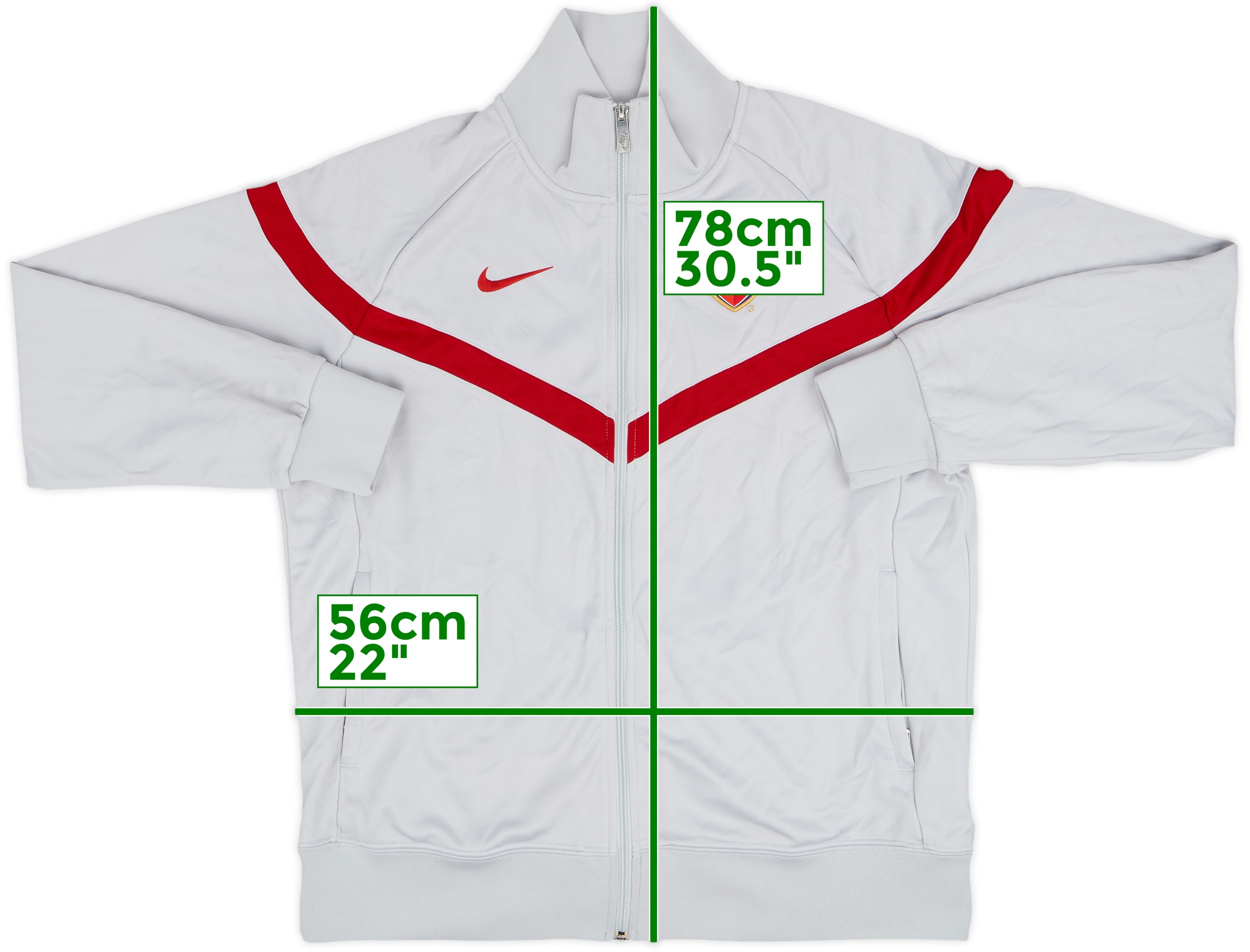 ウェア Nike Arsenal 2009-10 Arsenal Nike Track Jacket - 8/10 - (L)