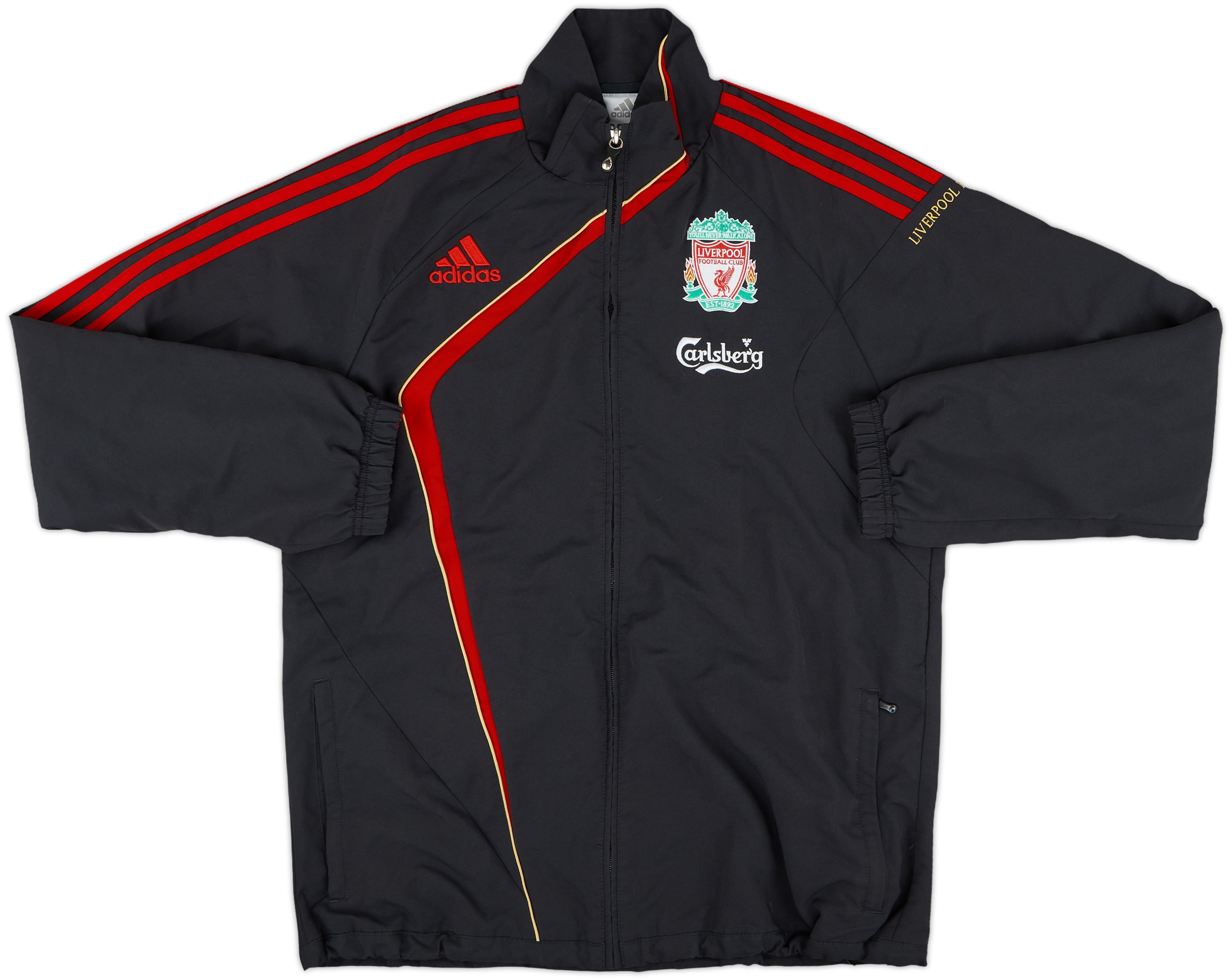 ウェア adidas liverpool 2009-10 Liverpool adidas Track Jacket - 9/10 - (M)