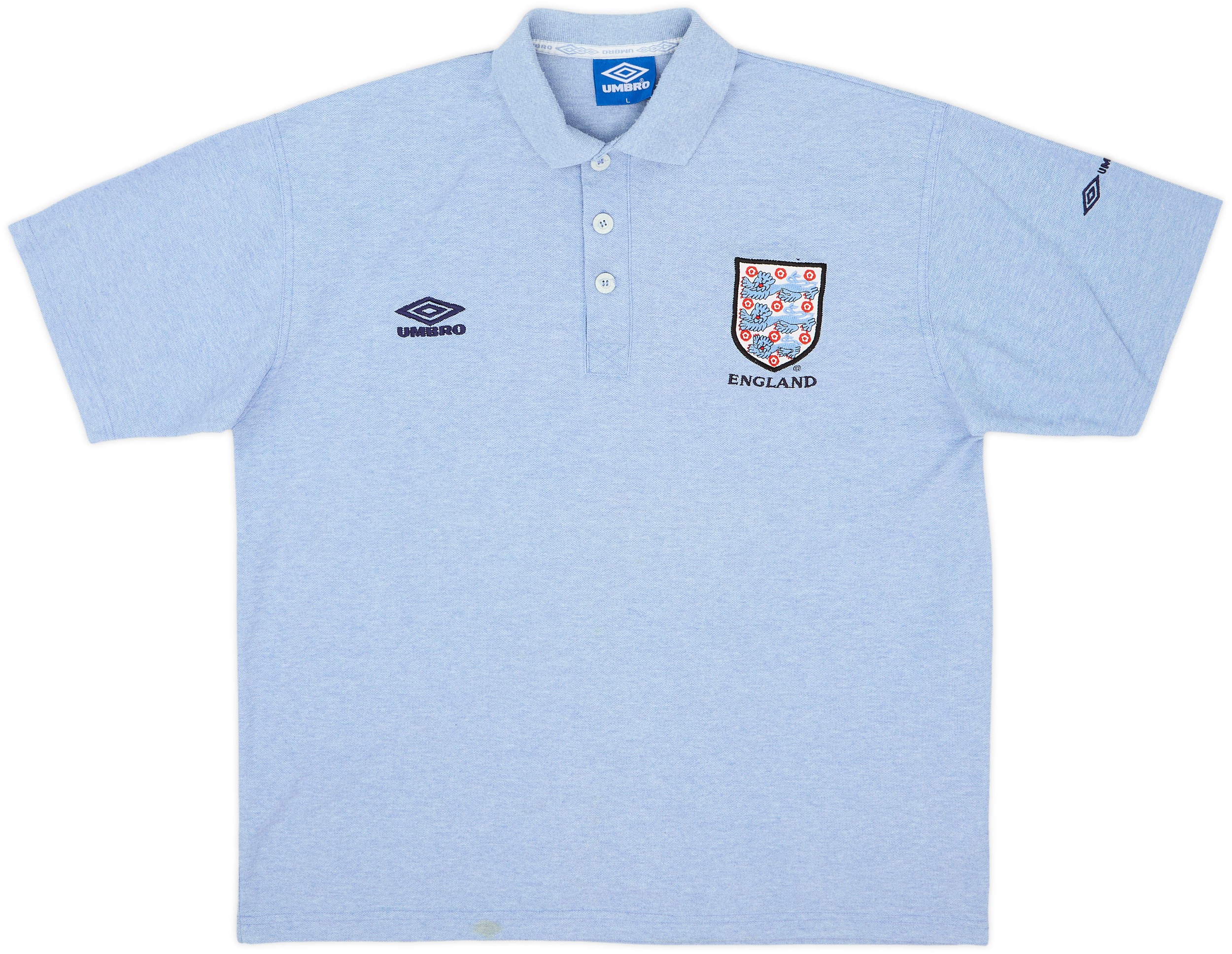 1998-00 England Umbro Polo Shirt - 6/10 - (L)