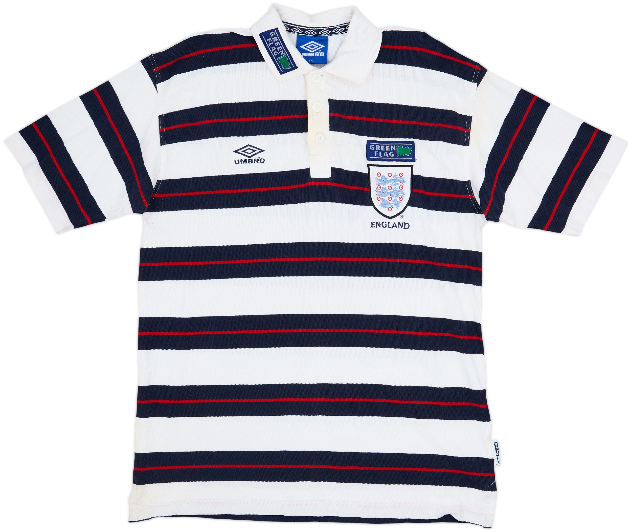 1998-00 England Umbro Polo Shirt - 7/10 - (XXL)