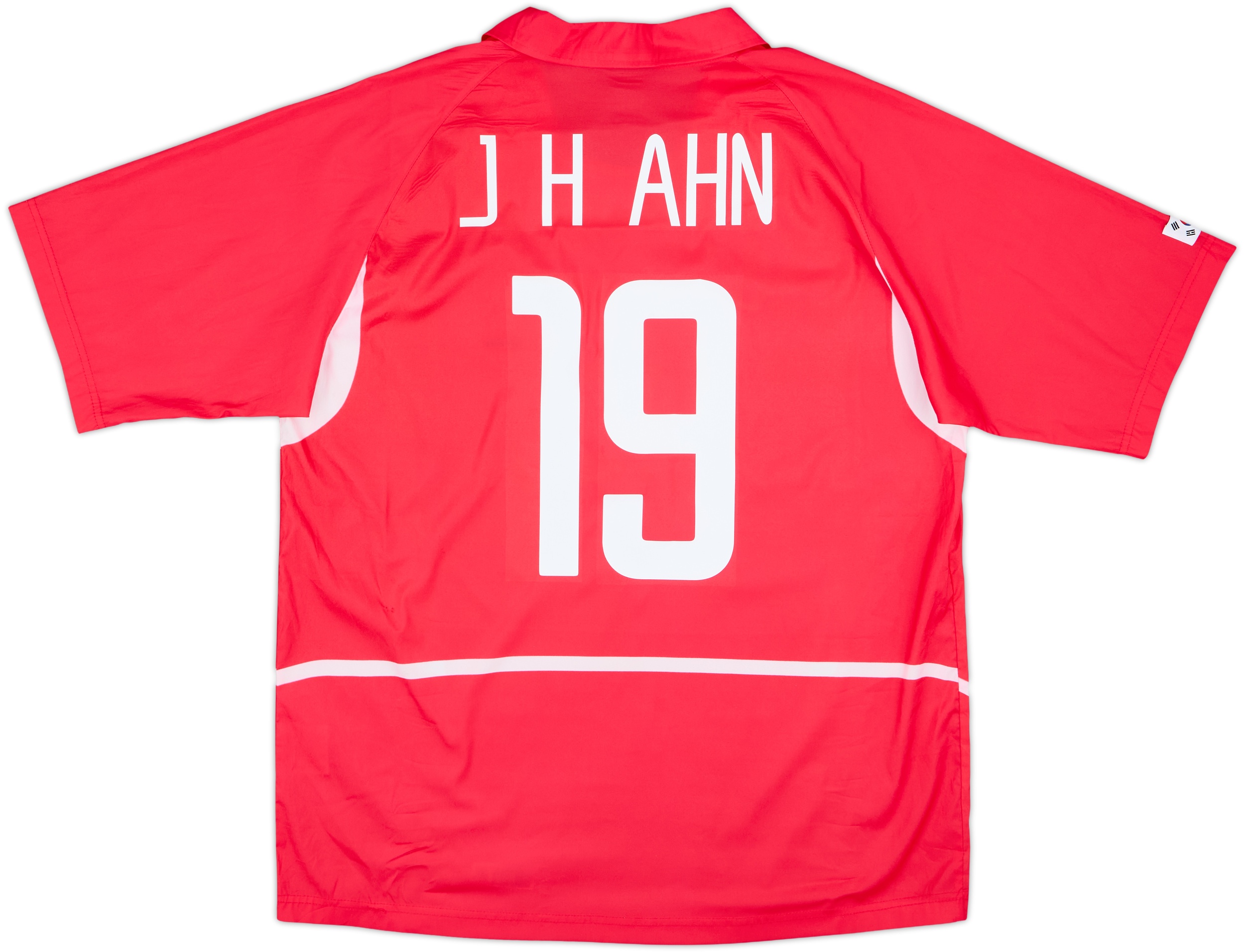 2002-03 South Korea Home Shirt J.H.Ahn #19 - 8/10 - (XL)