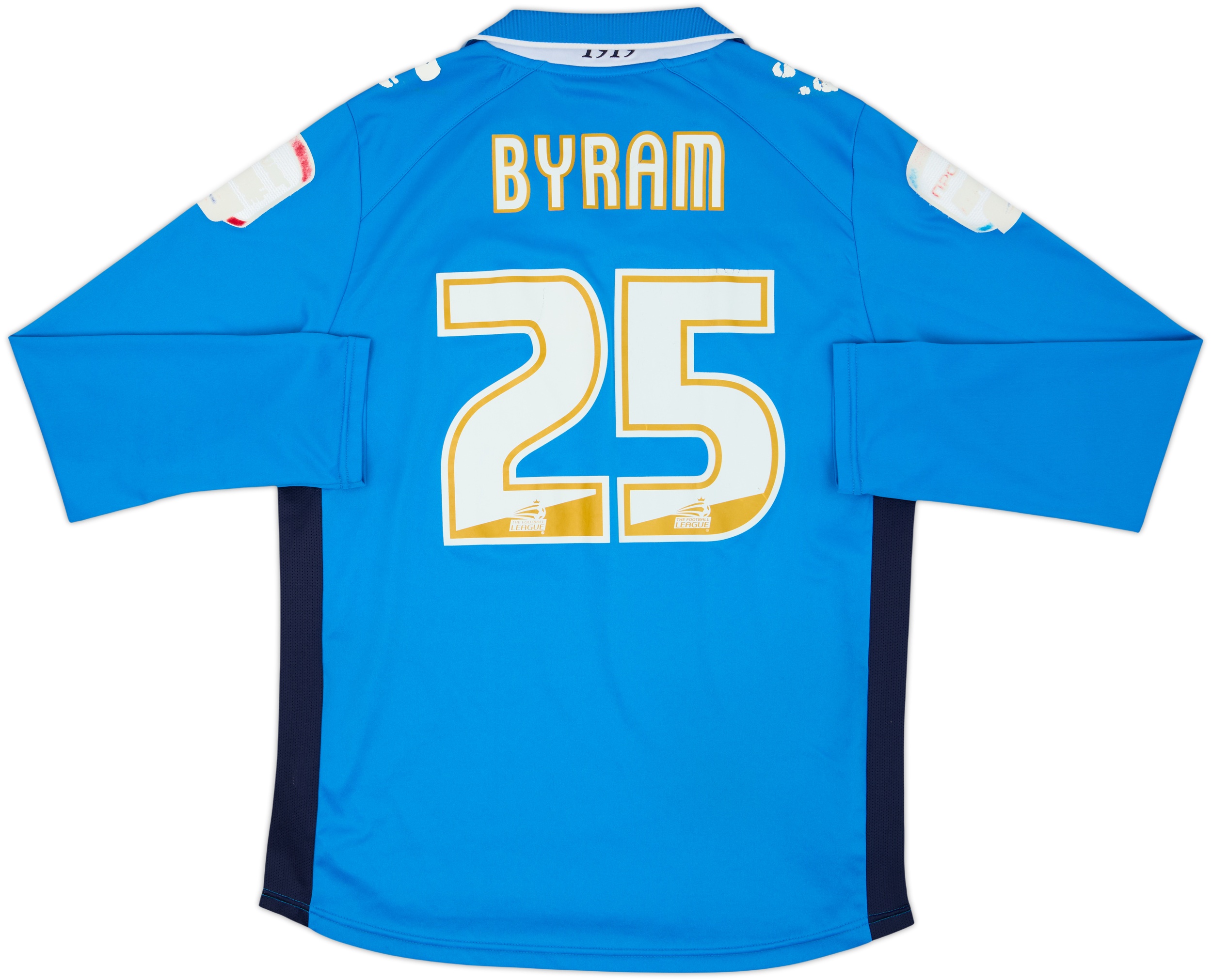 2012-14 Leeds United Away L/S Shirt Byram #25 - 5/10 - (L)