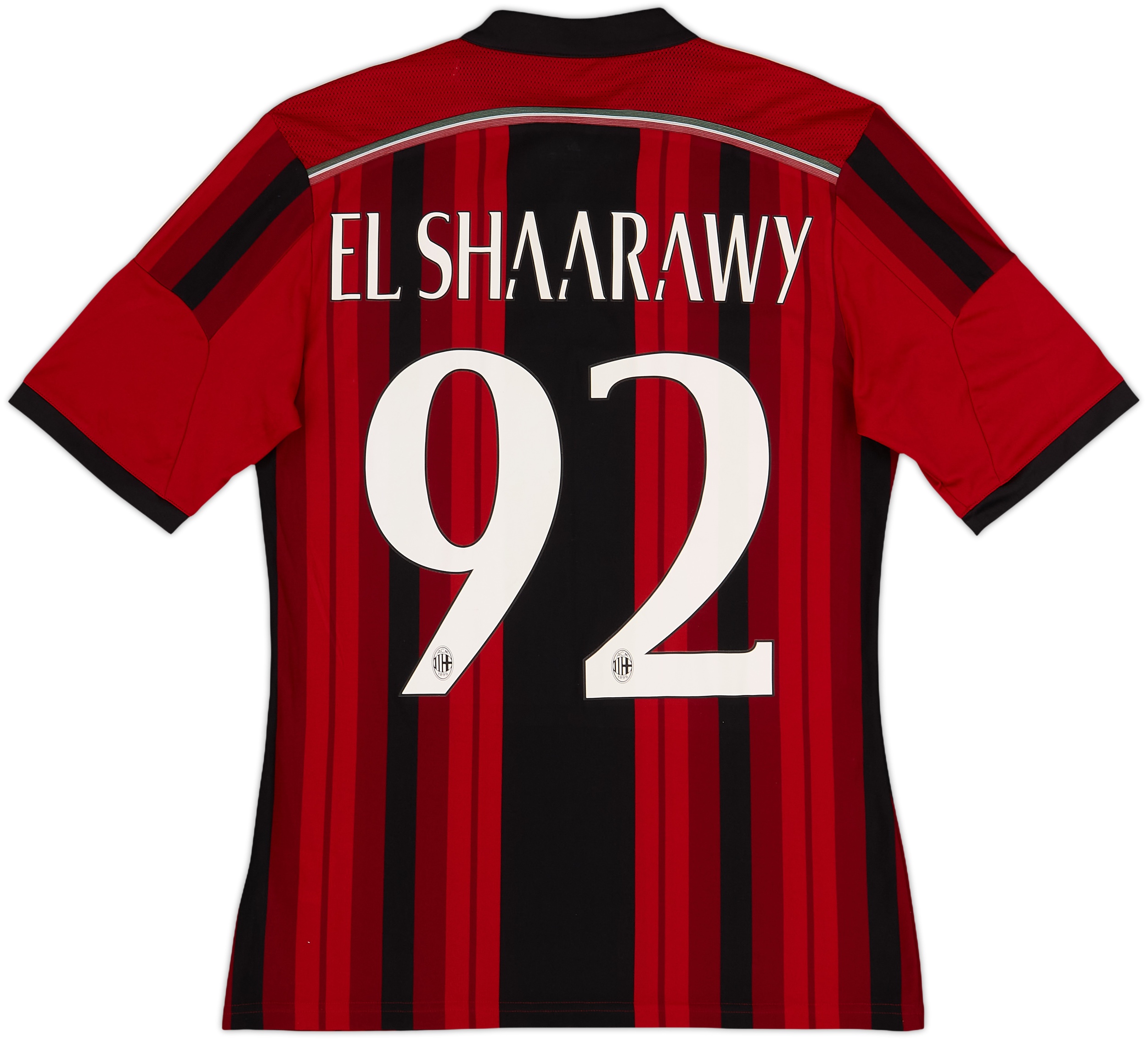 2014-15 AC Milan Home Shirt El Shaarawy #92 - 8/10 - (S)
