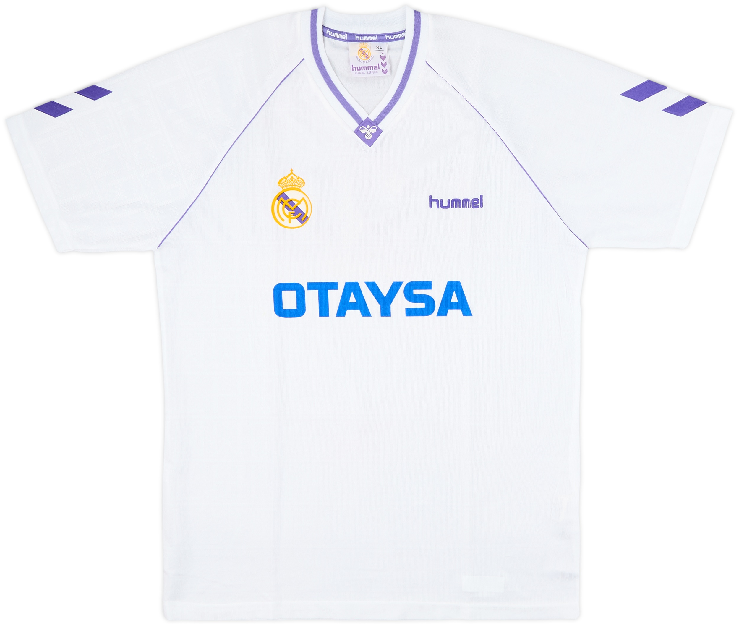 1990-91 Real Madrid Home Shirt - 10/10 - (XL)