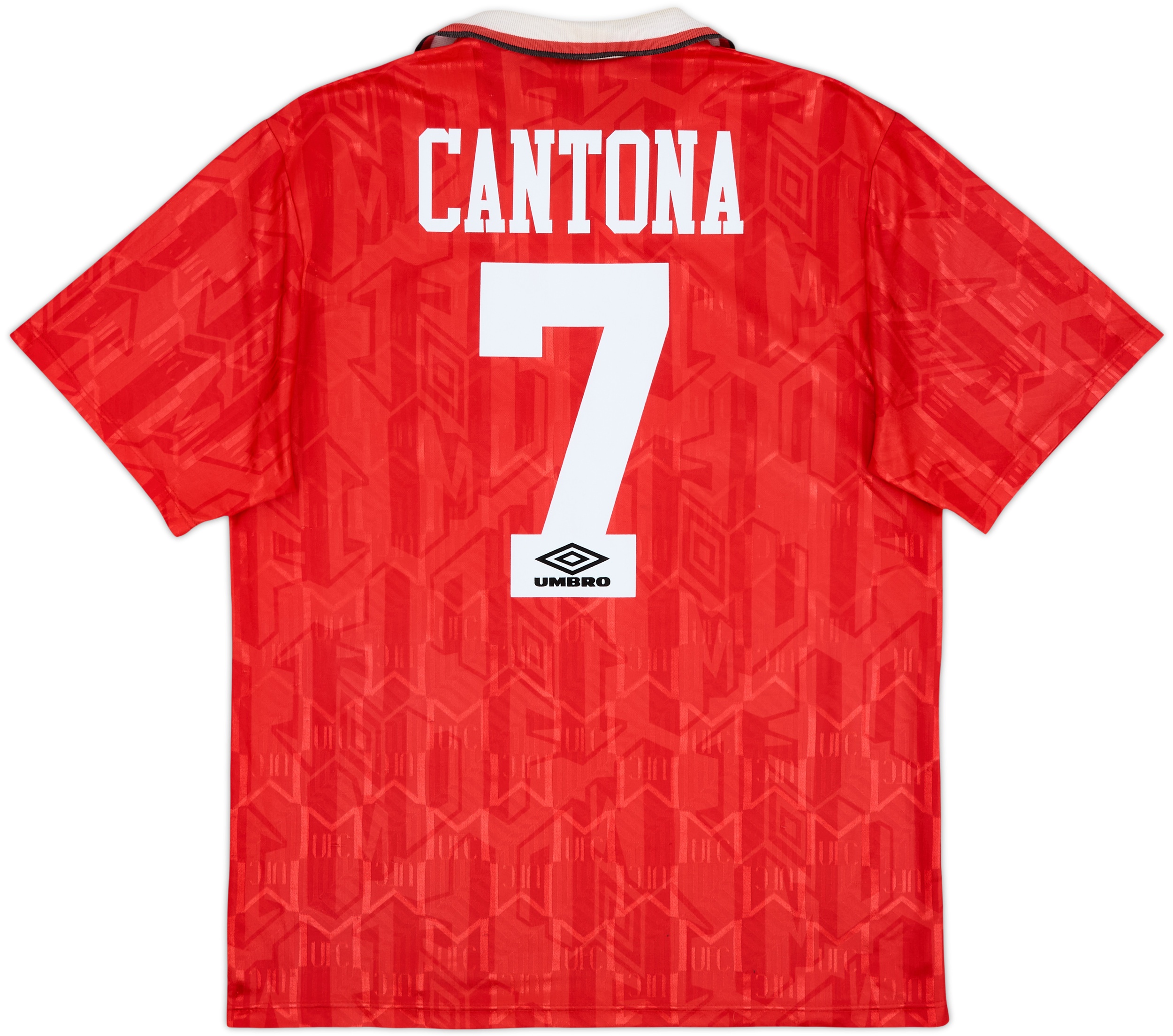 1992-94 Manchester United Home Shirt Cantona #7 - 7/10 - (L)