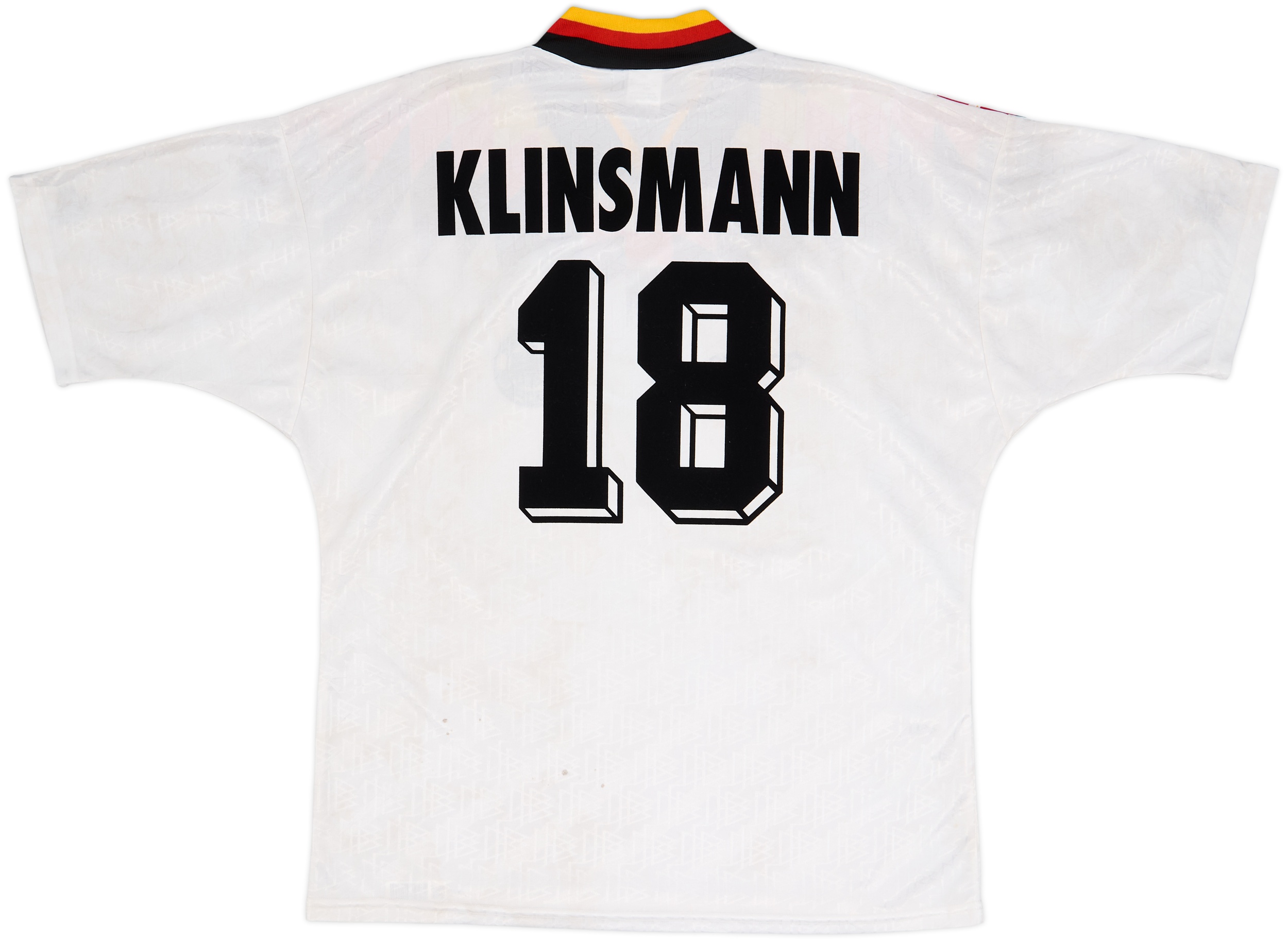 1994-96 Germany Home Shirt Klinsmann #18 - 5/10 - (XL)