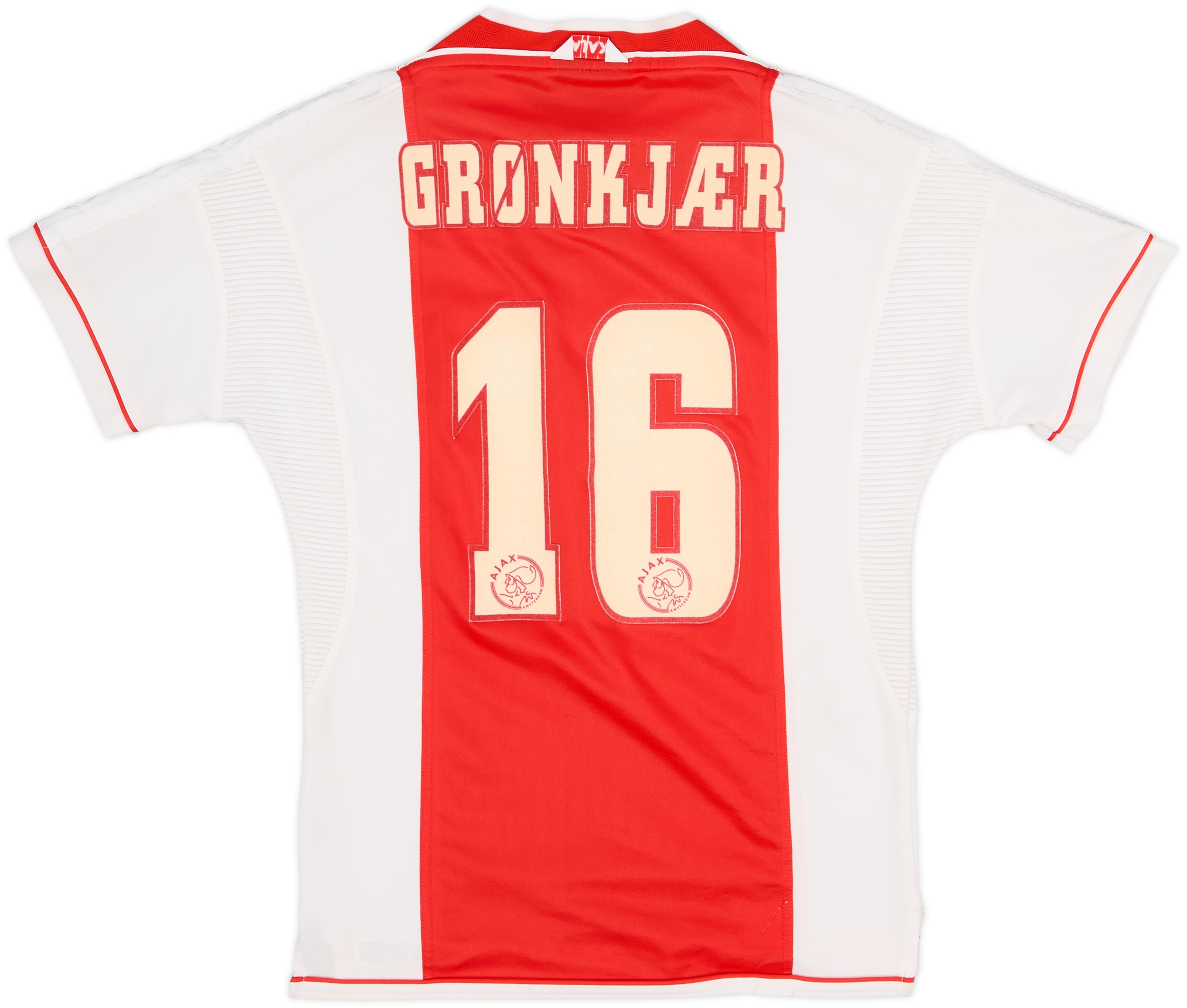 1999-00 Ajax Home Shirt Gronkjaer #16 - 6/10 - (S)