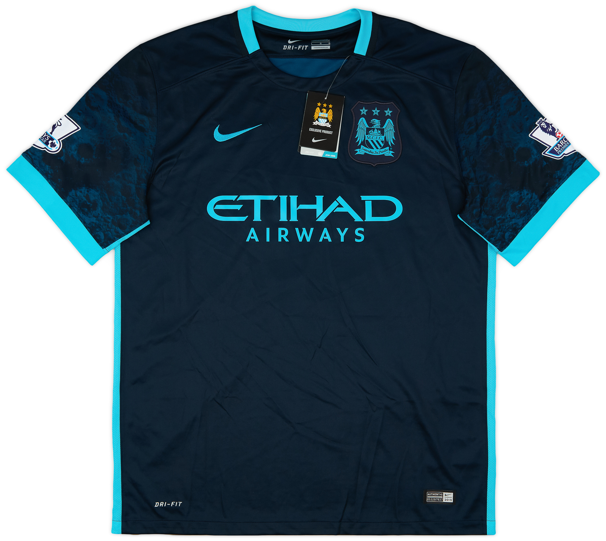 2015-16 Manchester City Away Shirt De Bruyne #17 (L)