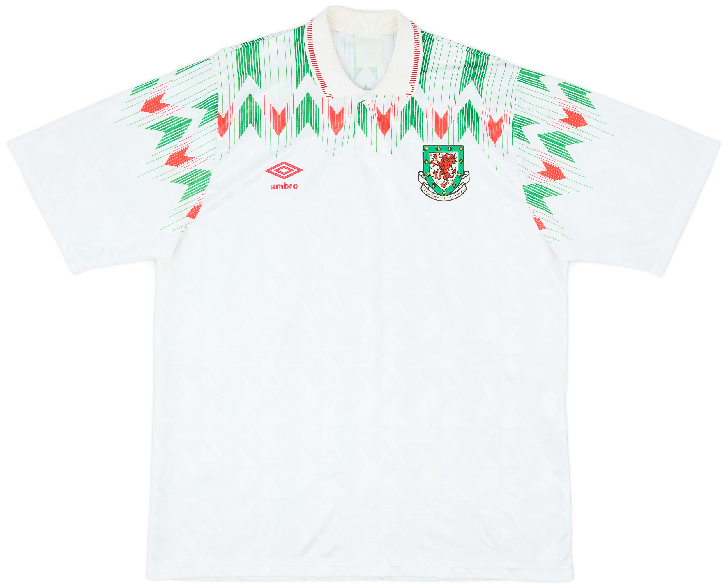 1990-92 Wales Away Shirt - 6/10 - (XL)
