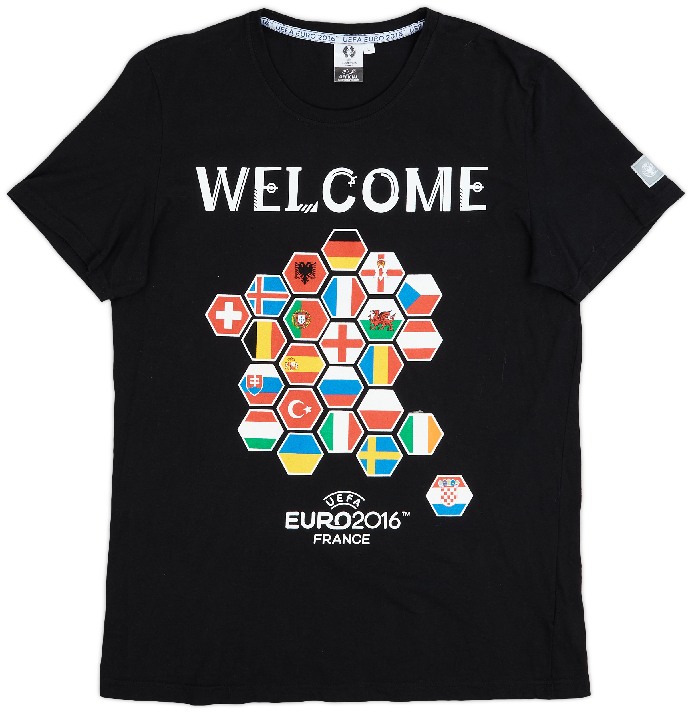 2016 Croatia Euro 2016 Graphic Tee - 9/10 - (L)