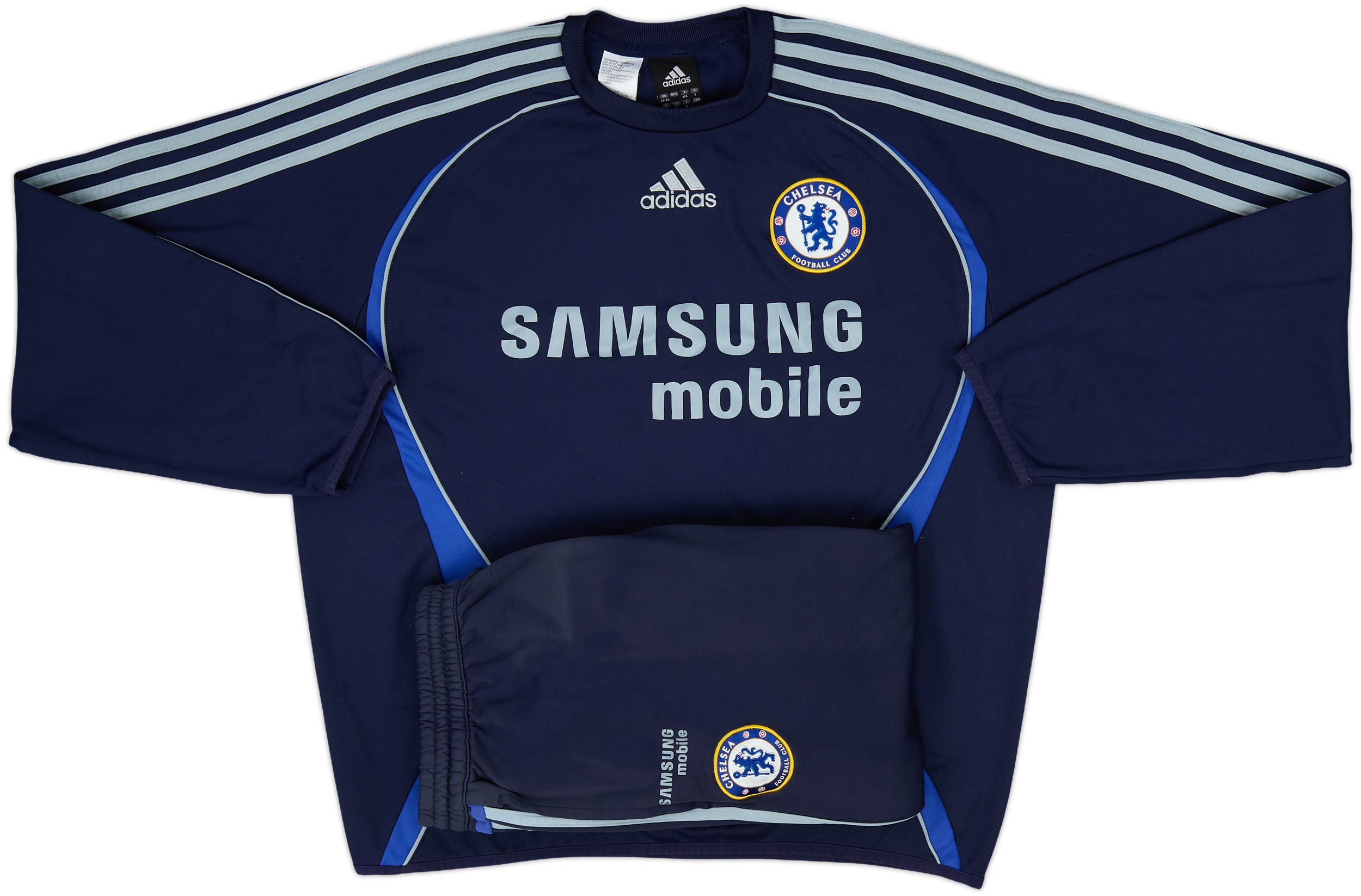 2006-07 Chelsea adidas Full Tracksuit - 6/10 - (M)