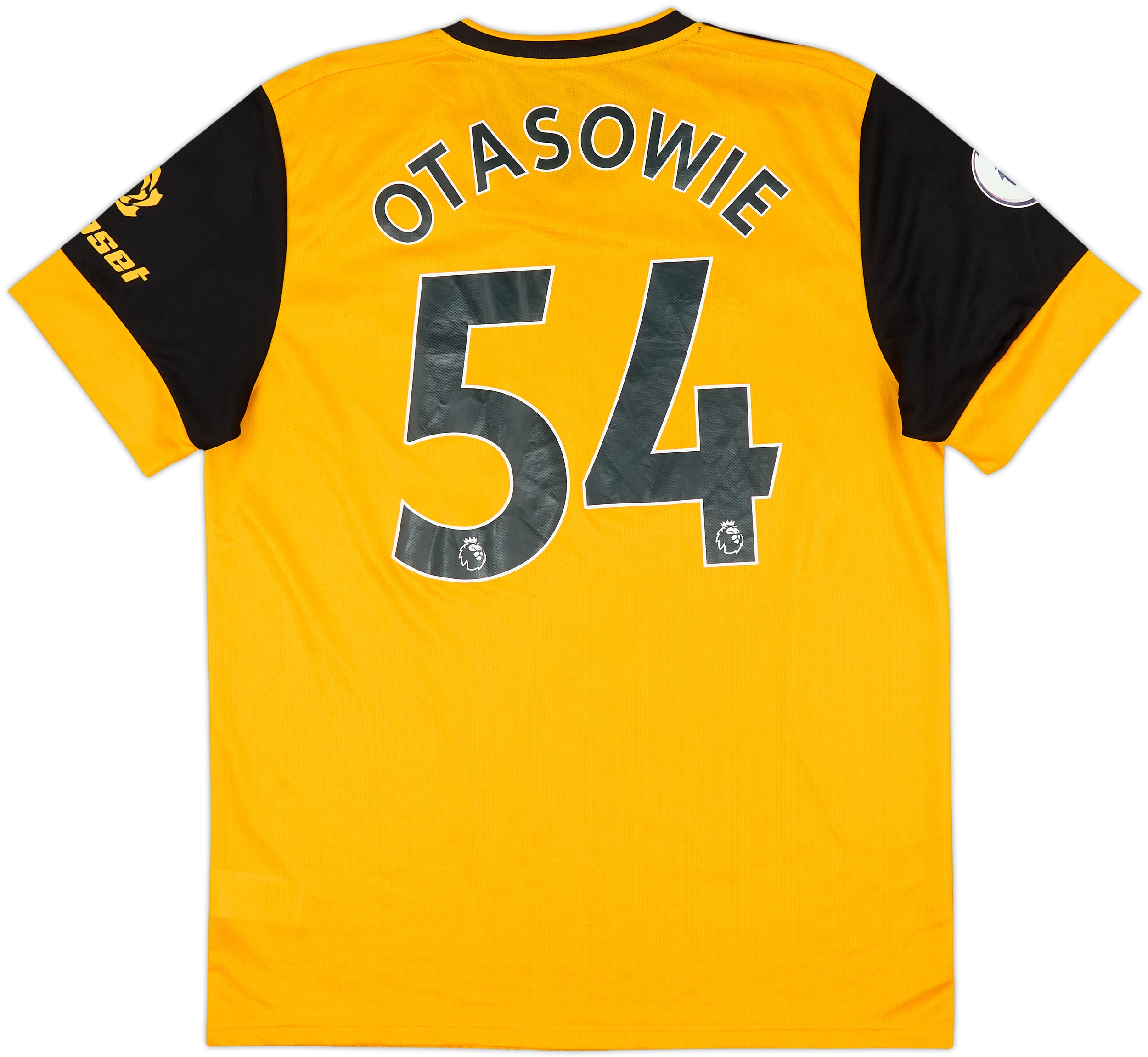 2020-21 Wolves Home Shirt Otasowie #54 - 6/10 - (L) 2020-21 Wolves Home Shirt Otasowie #54 - 6/10 - (L)