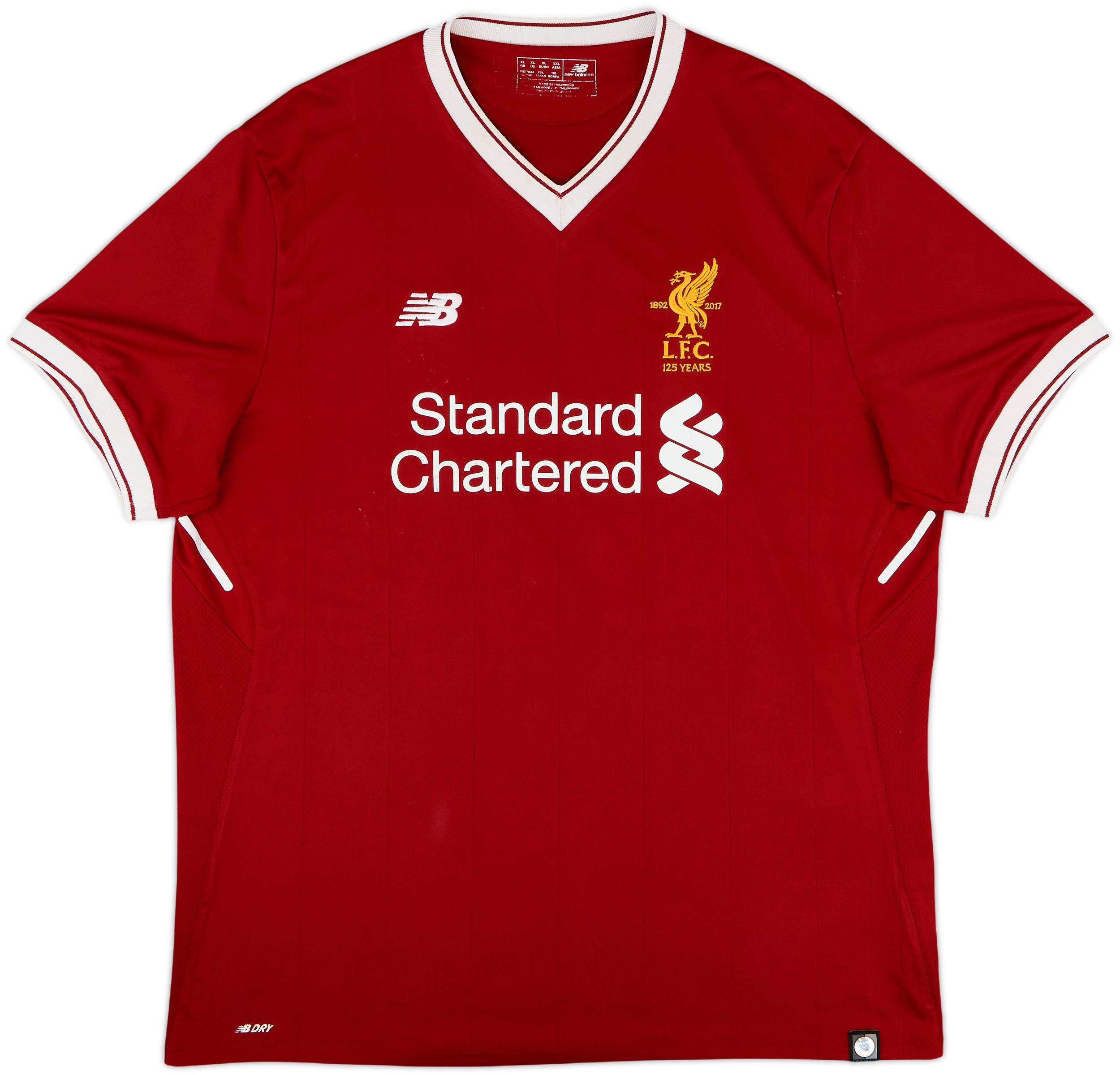 New Balance Liverpool Orange Liverpool Fc 125 Years Shirt New