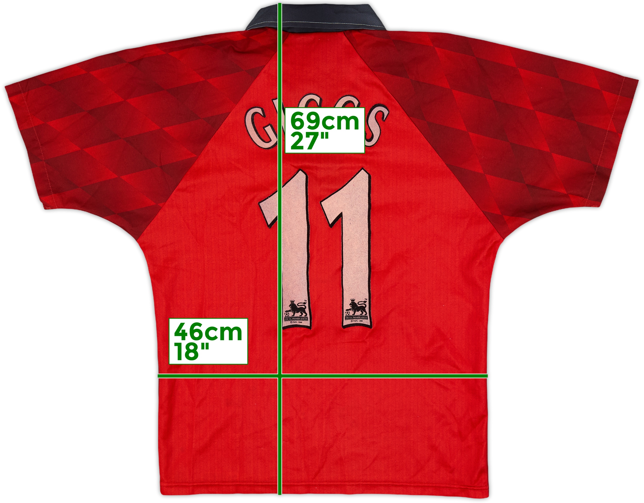 Manchester UnitedマンチェスターU/95-96/Giggs/XL Manchester UnitedマンチェスターU/95-96/Giggs/XL