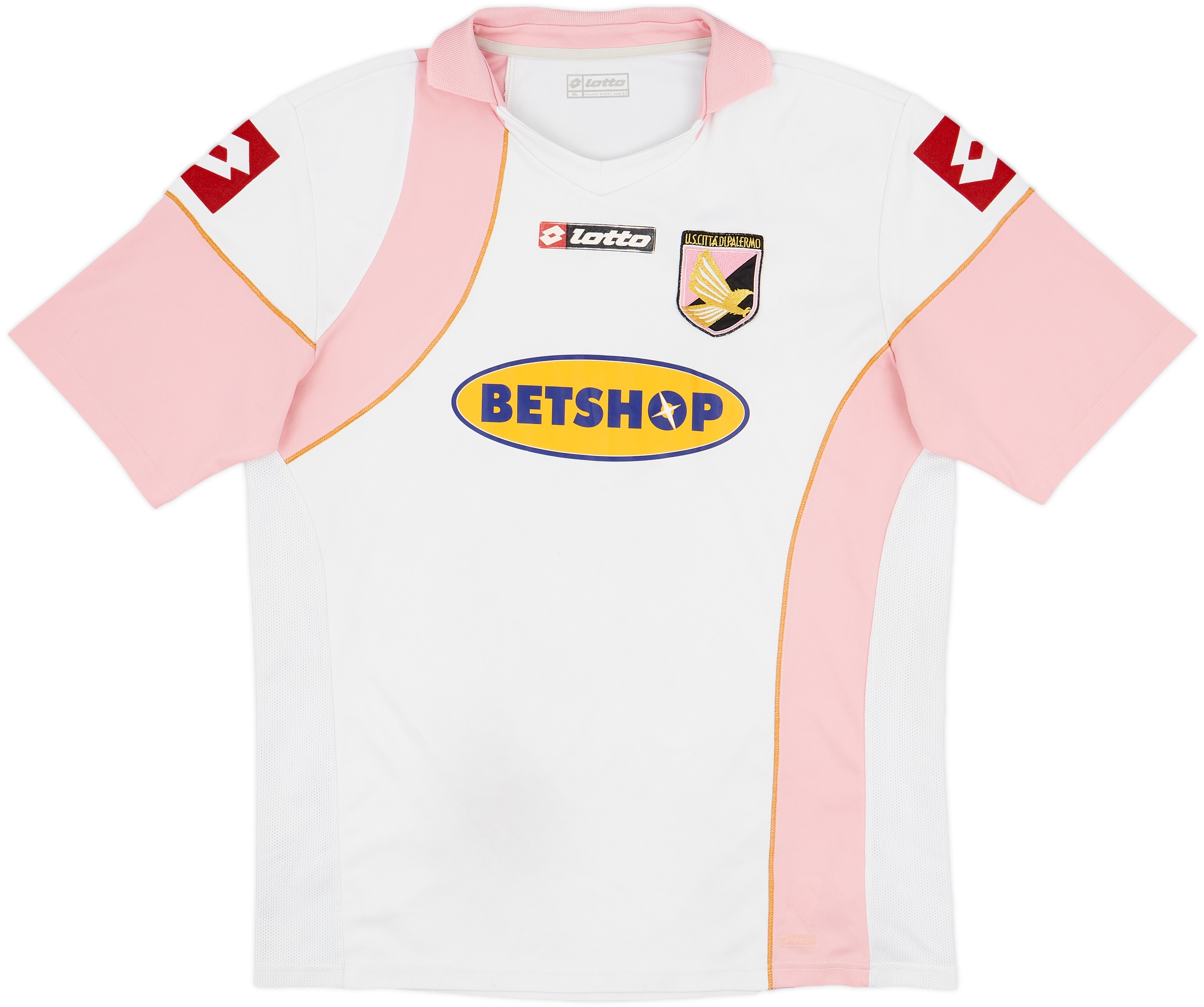 ウェア PALERMO AWAY JERSEY 05/06 LOTTO 2005-06 Palermo Away Shirt - 9/10 - (XL)
