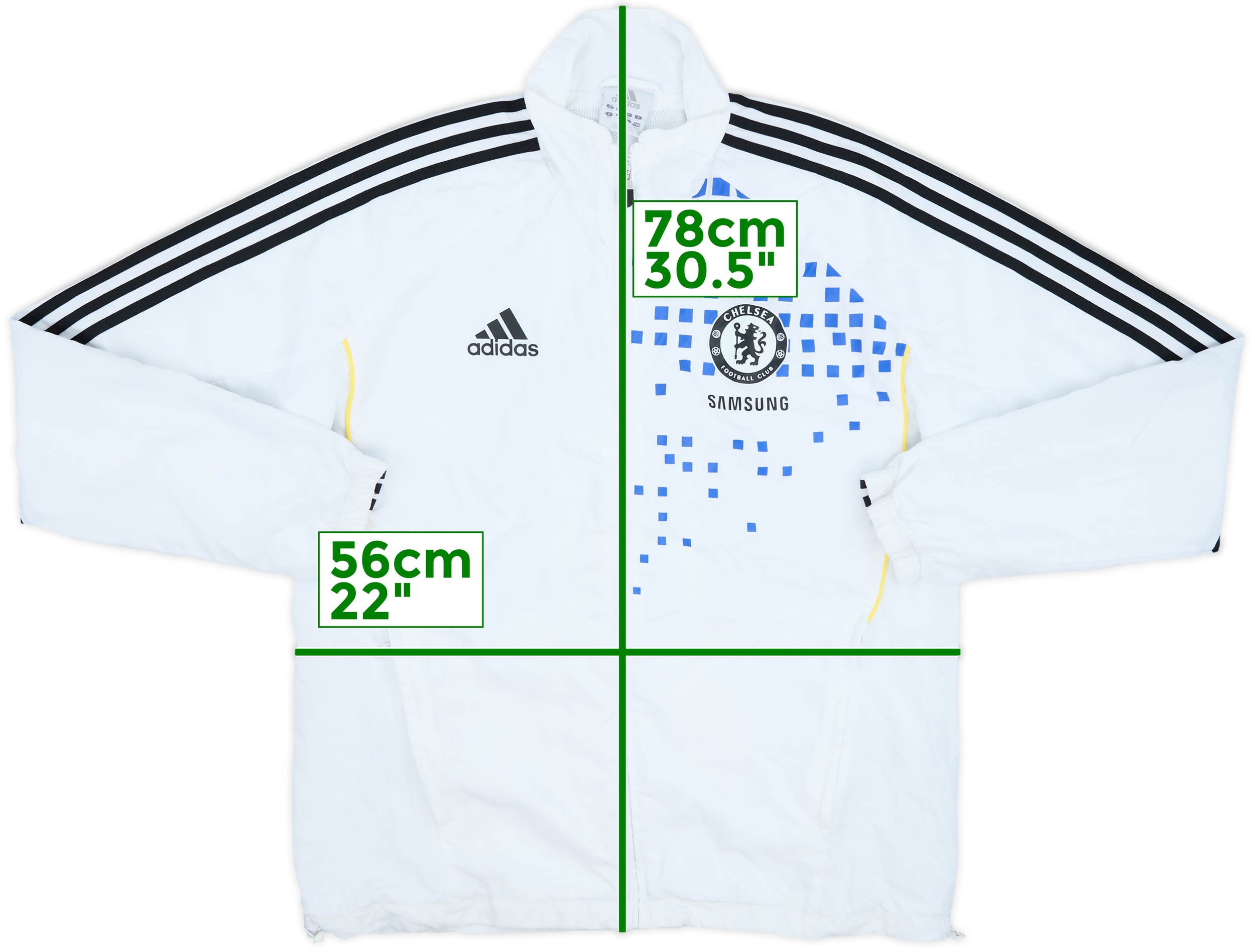 2010-11 Chelsea adidas Track Jacket - 8/10 - (S)