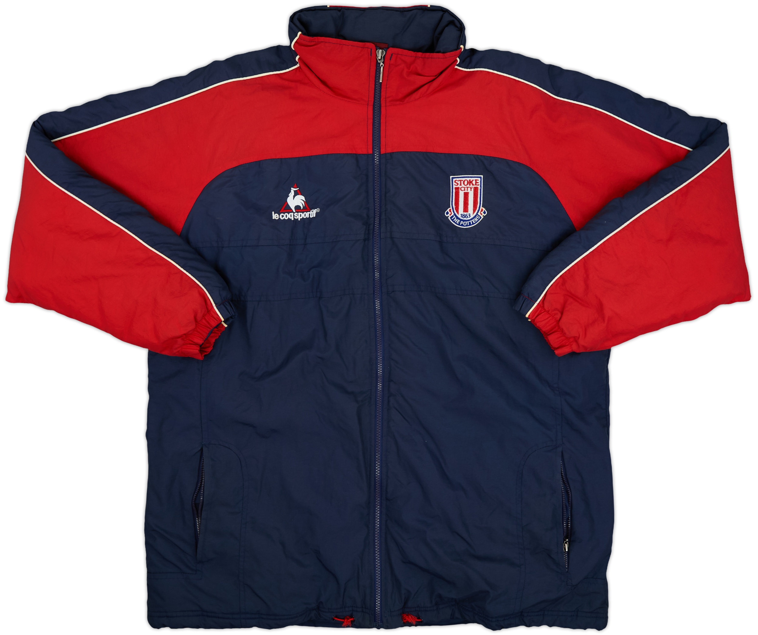 STOKE CITY 2001/2003 HOME FOOTBALL SHIRT LE COQ