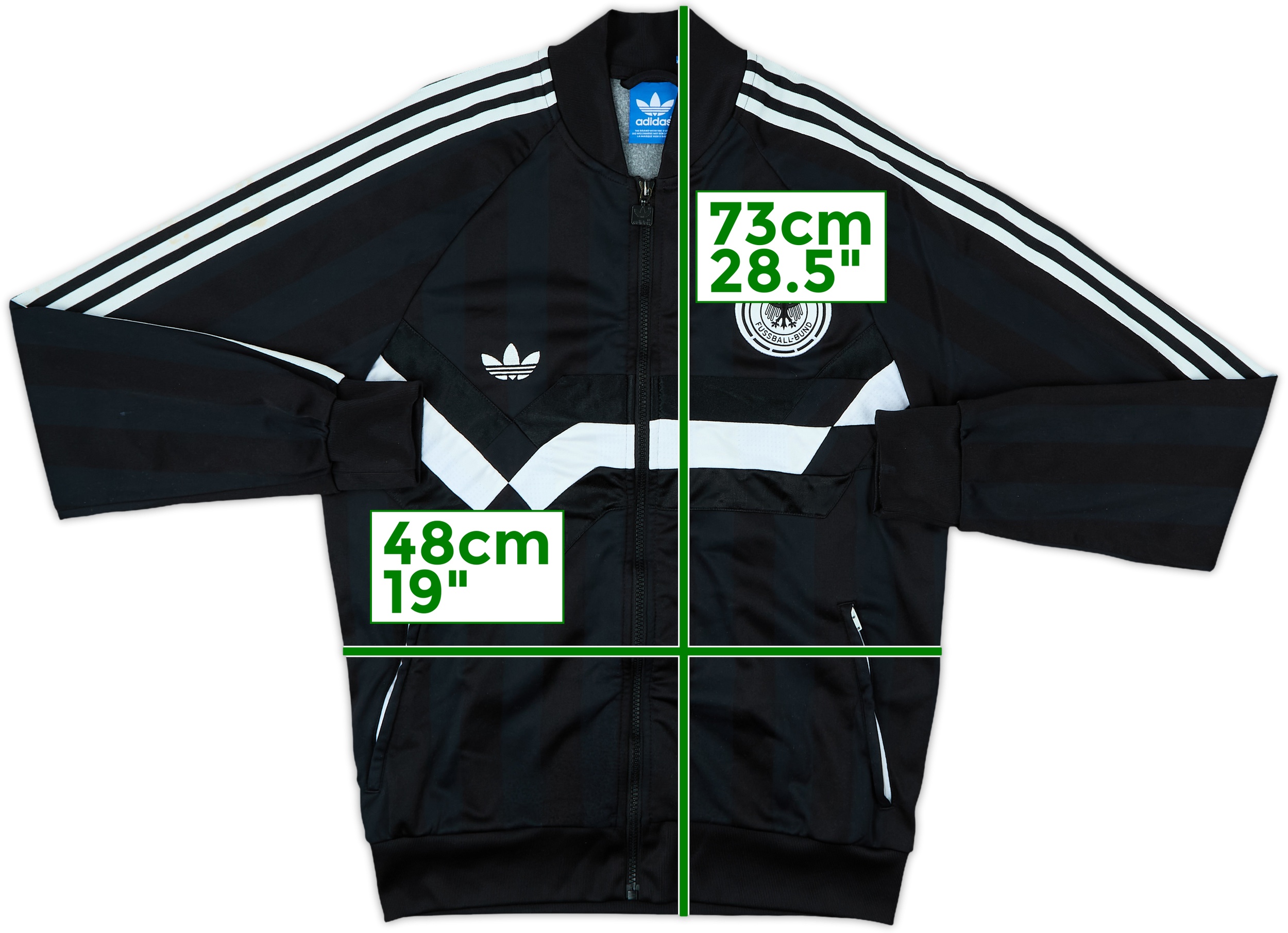 2016-18 Germany adidas Originals Retro Track Jacket - 8/10 - (L)