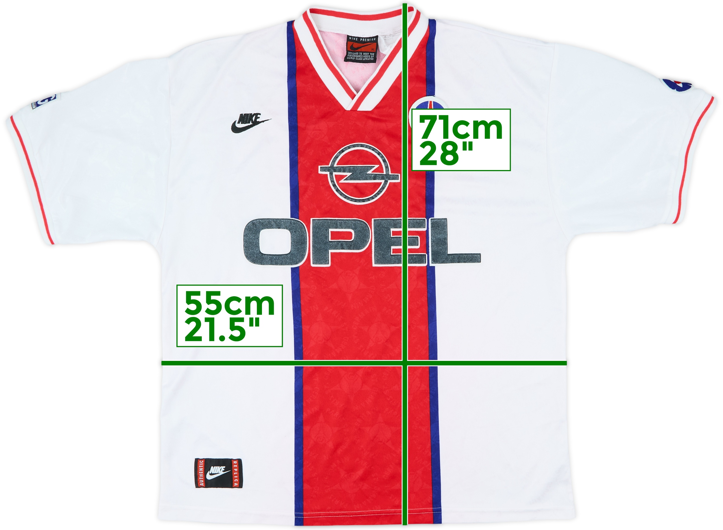 1996-97 Paris Saint-Germain Away Shirt - 8/10 - (XL)