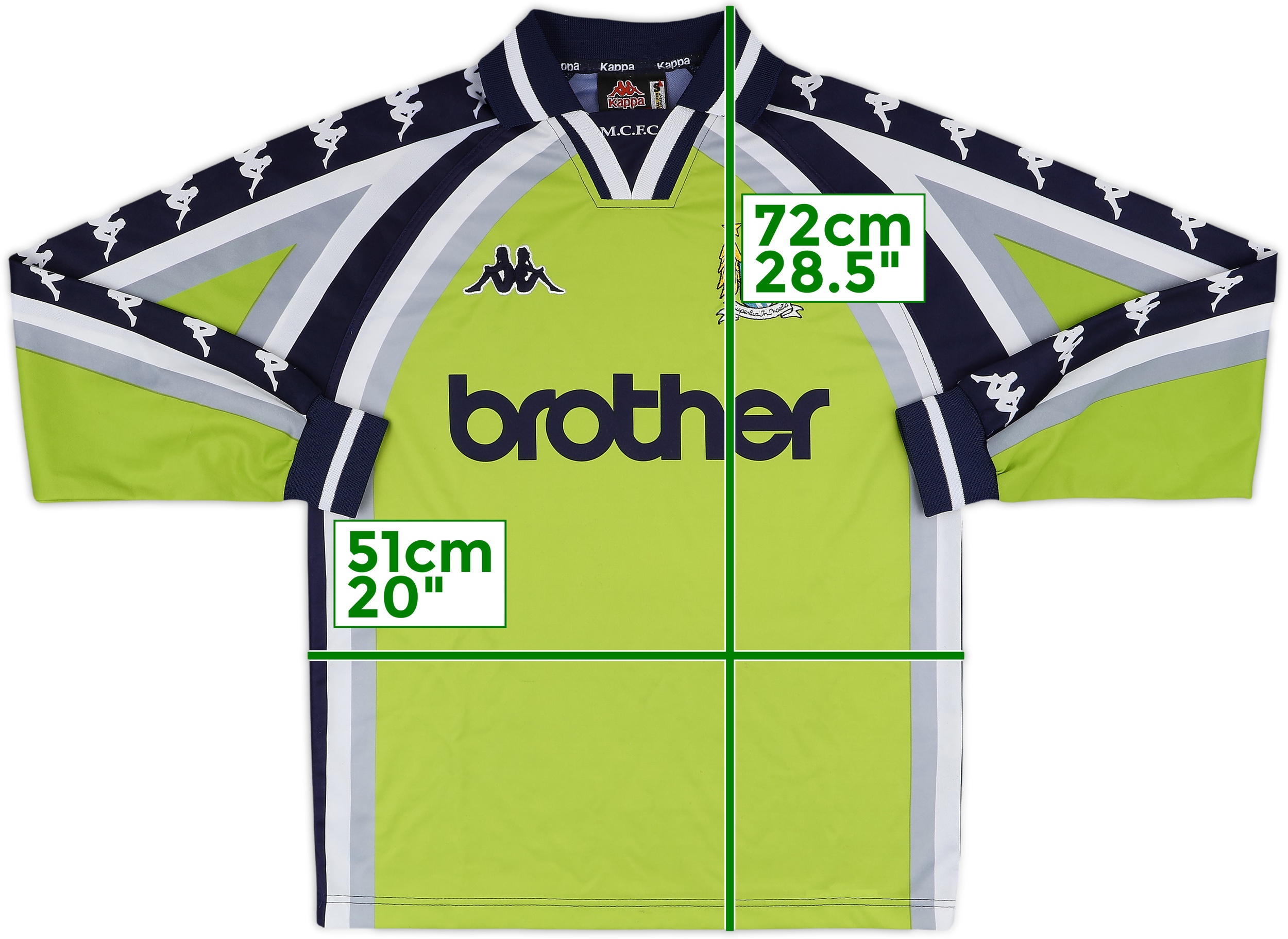 1997-99 Manchester City GK Shirt - 8/10 - (S)