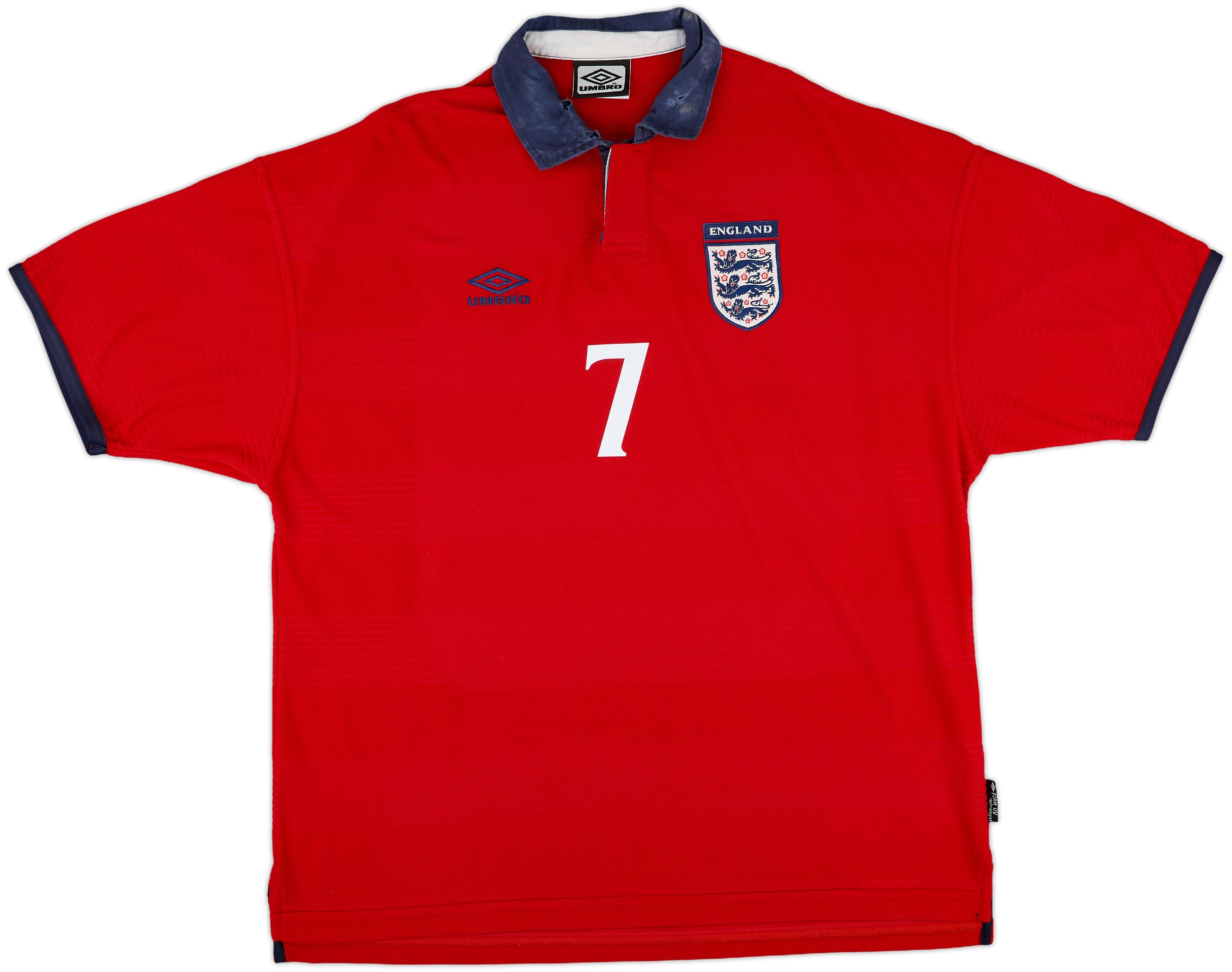 Umbro England 1999-2001 away jersey パイル Umbro England 1999-2001 away jersey パイル - メルカリ