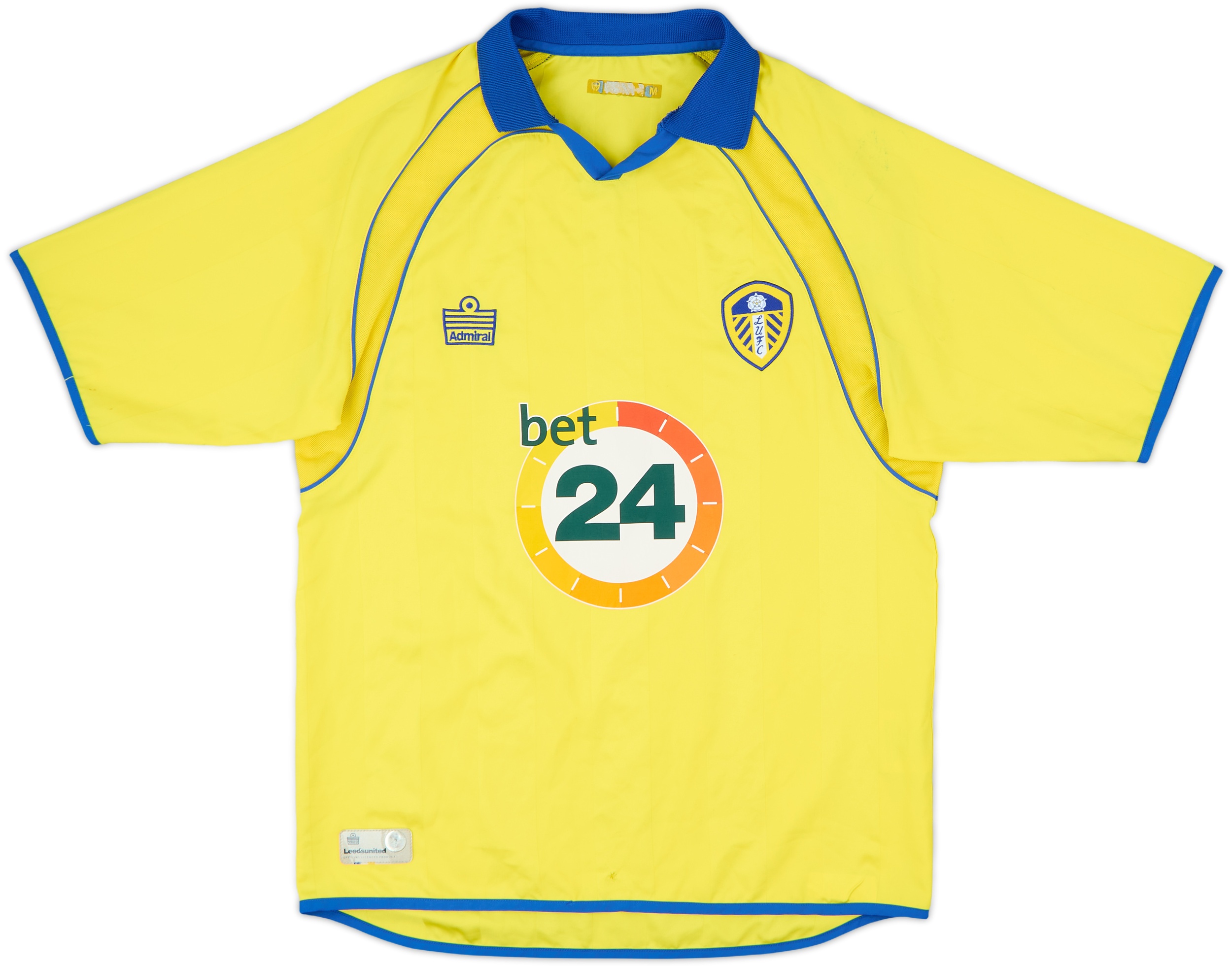 Leeds United 2002-2003 Goalkeeper football Nike Player Issue