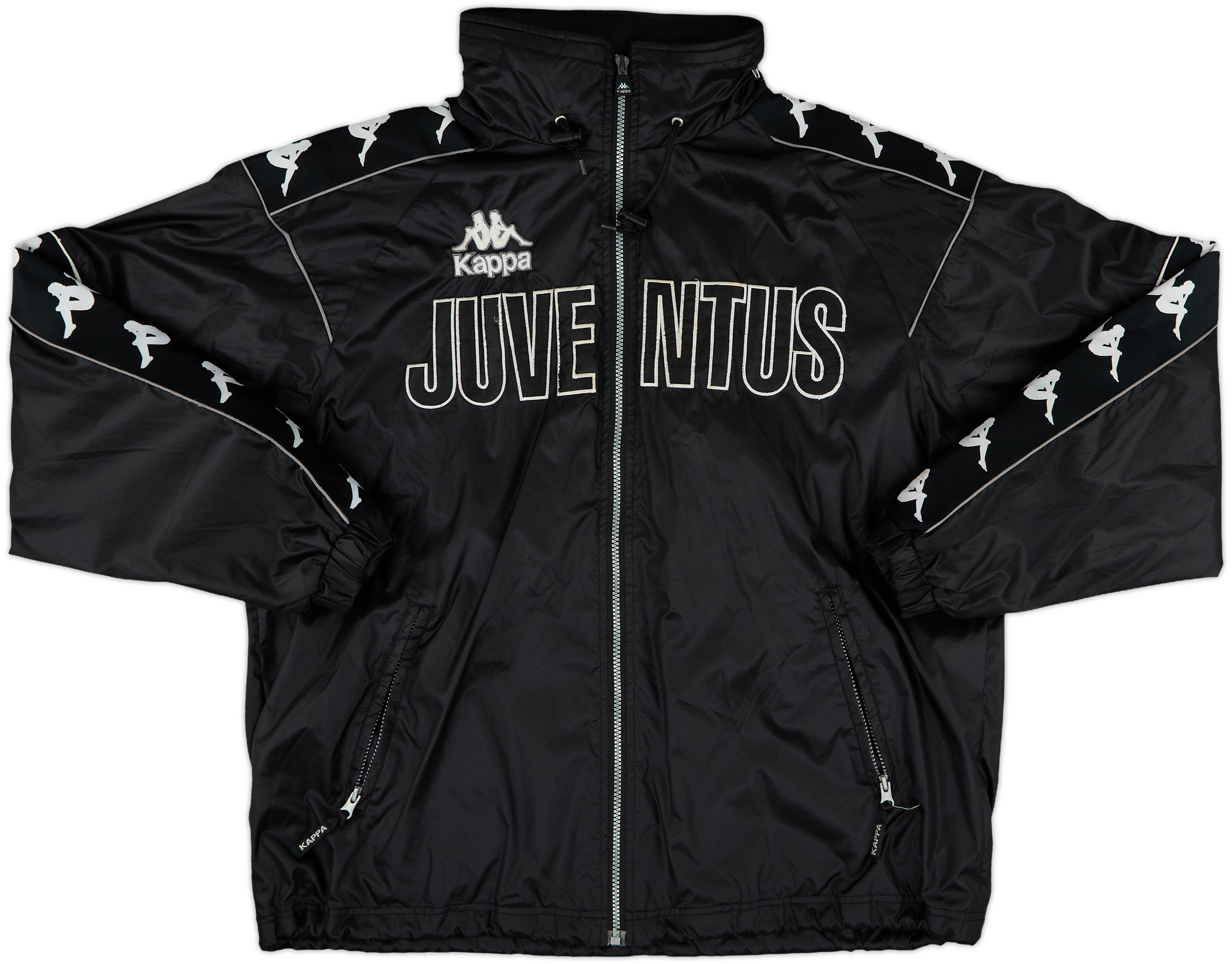 Kappa Juventus ジップアップジャケット RARE 90s Kappa Juventus FC Serie A Zip Up Track Jacket New