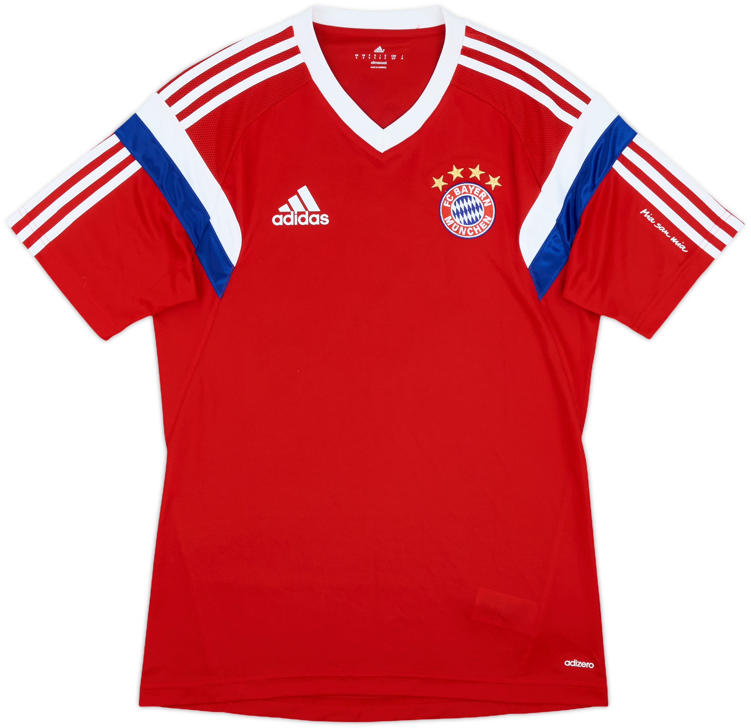 ウェア adidas FC Bayern Munchen 2014-15 2013-14 Bayern Munich adidas 1/4 Zip Drill Top - 10/10 - (S)
